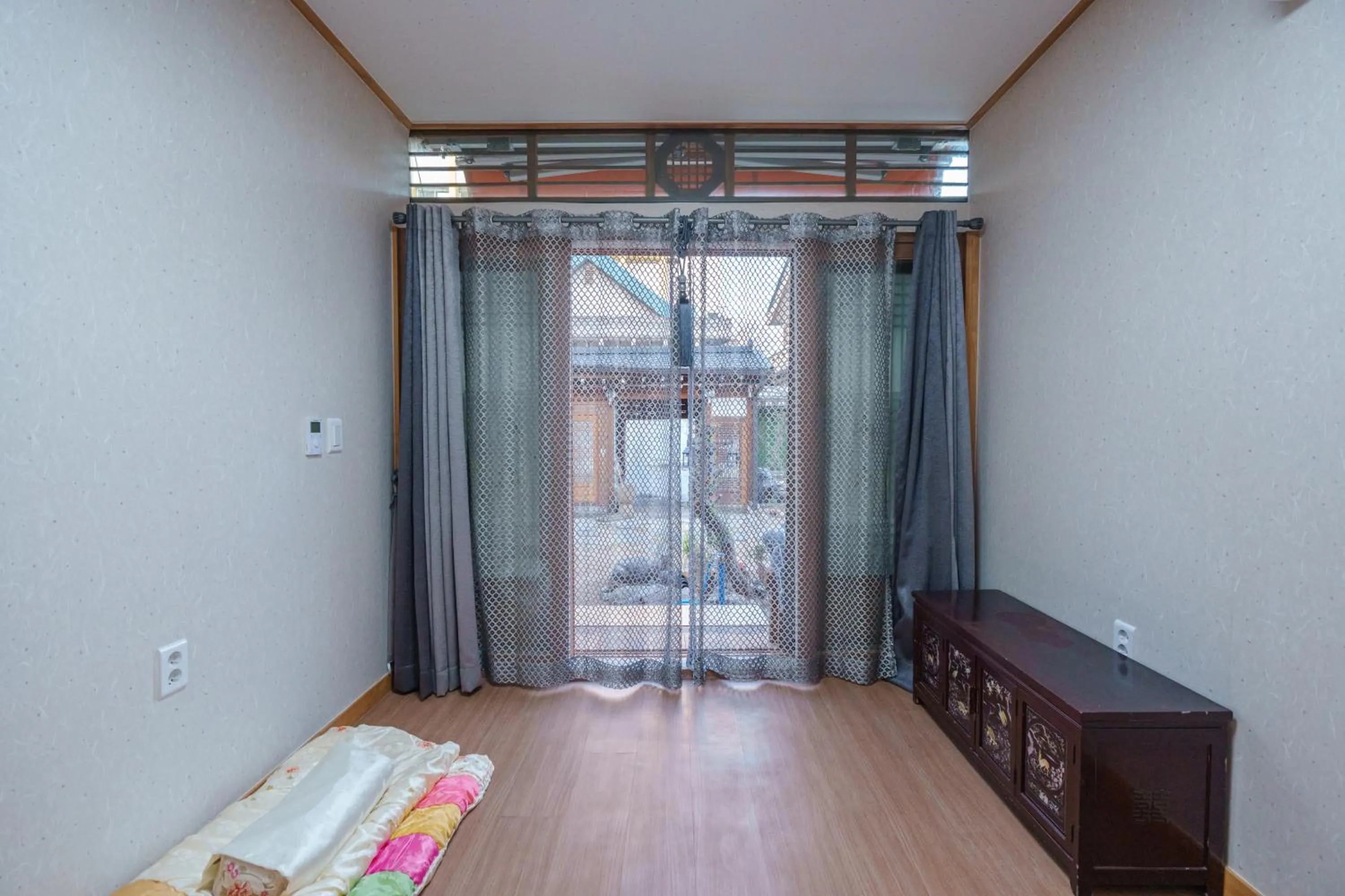 Bed in Aega Hanok Guesthouse