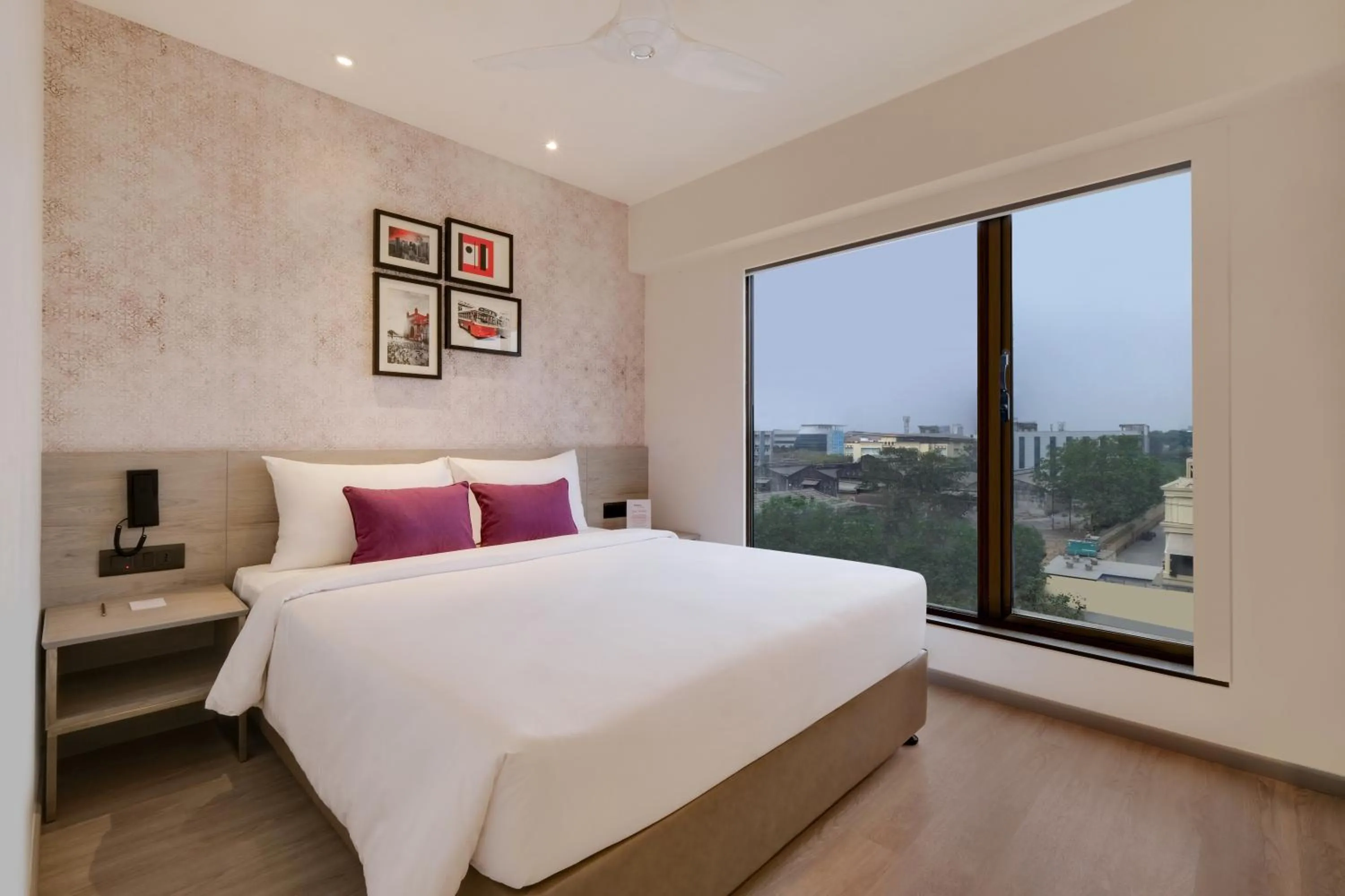 Bed in 7 Apple Hotel Mahape, Navi Mumbai