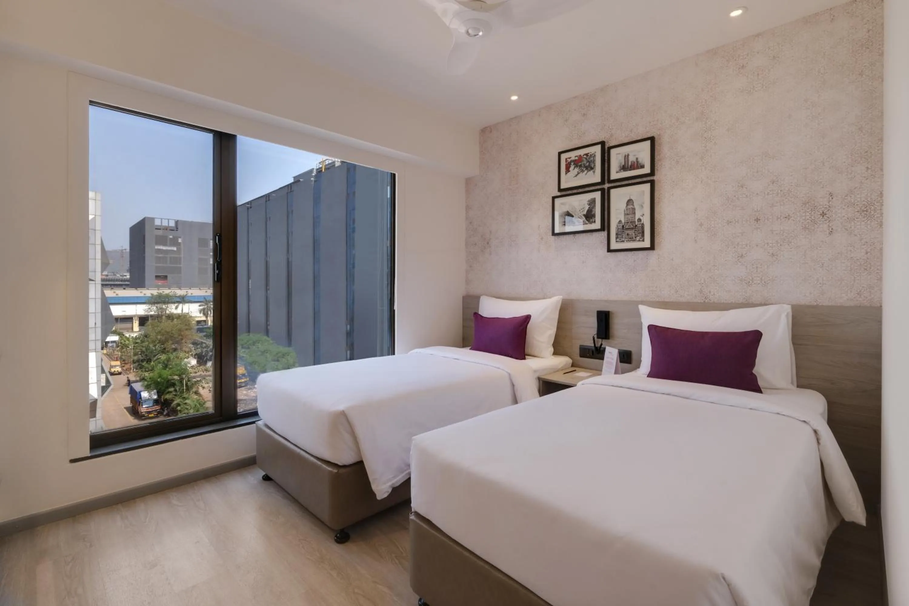 Photo of the whole room, Bed in 7 Apple Hotel Mahape, Navi Mumbai