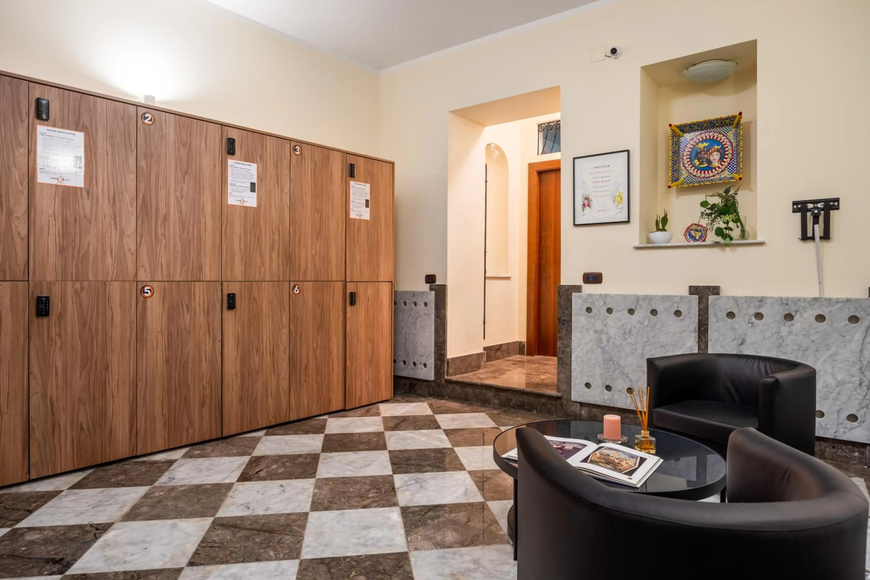 Lobby or reception in Open Sicily Residence - Central Apartments Near Quattro Canti