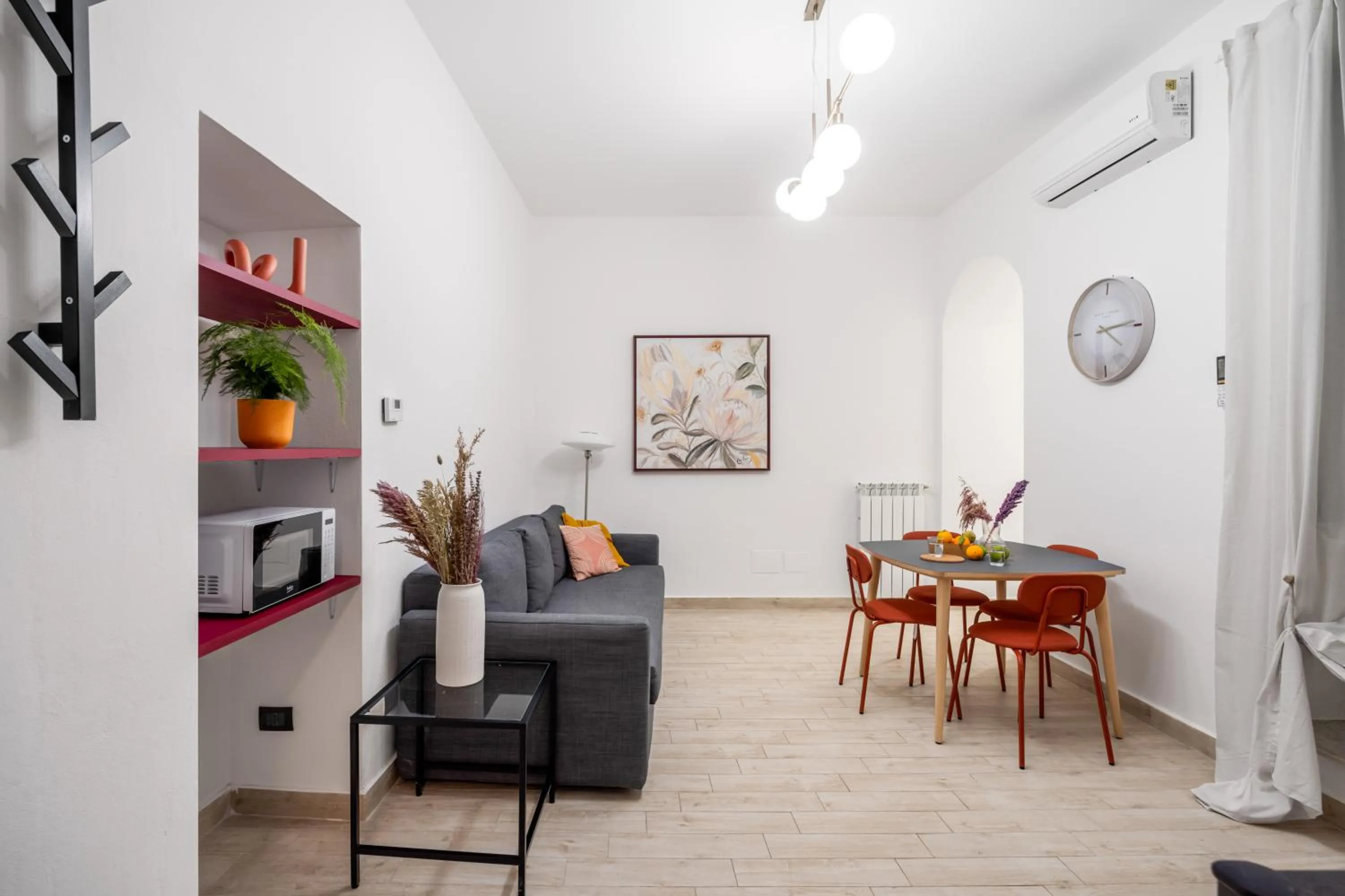 Living room in Open Sicily Residence - Central Apartments Near Quattro Canti