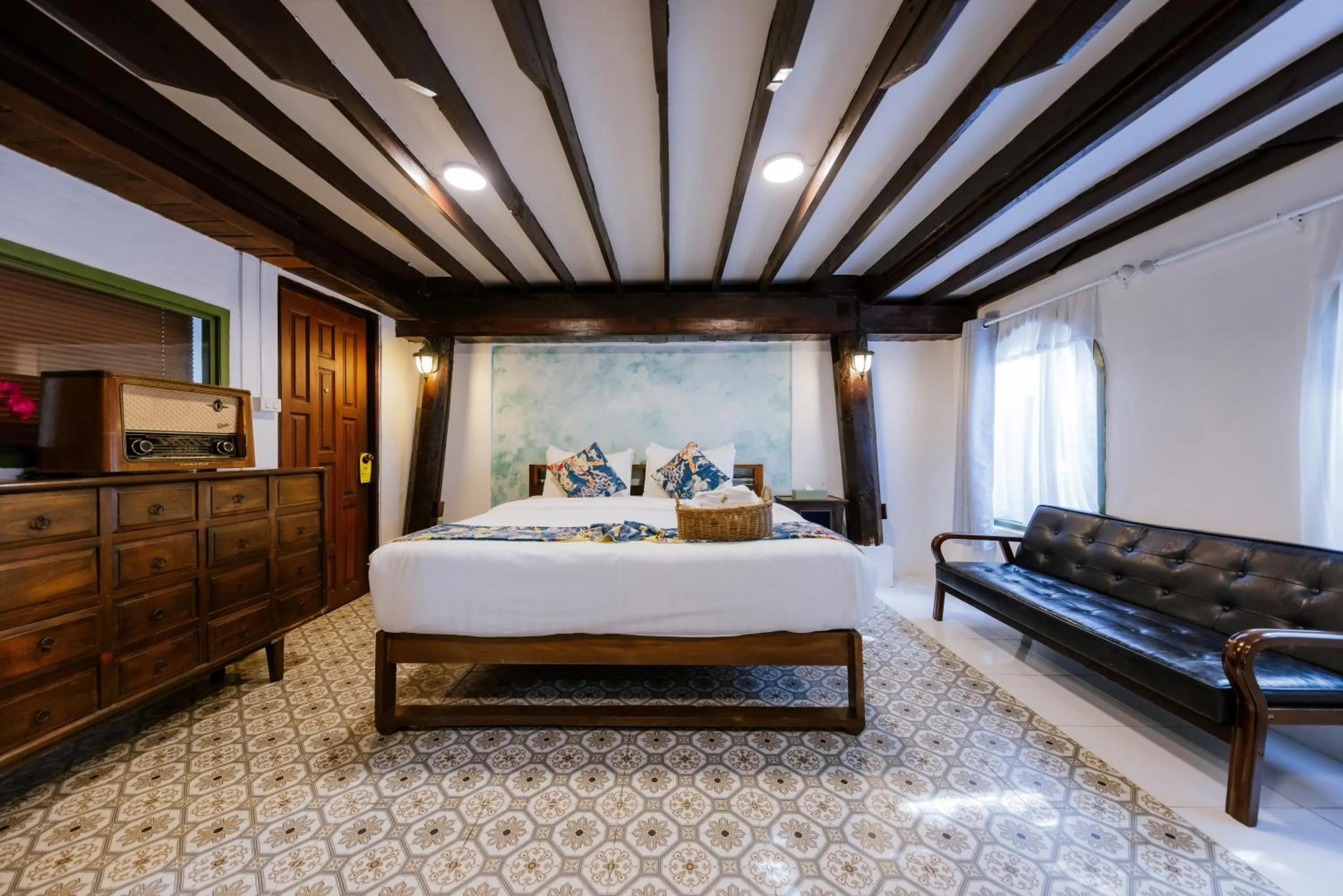 Bed in Teewana Resort Chiang Mai