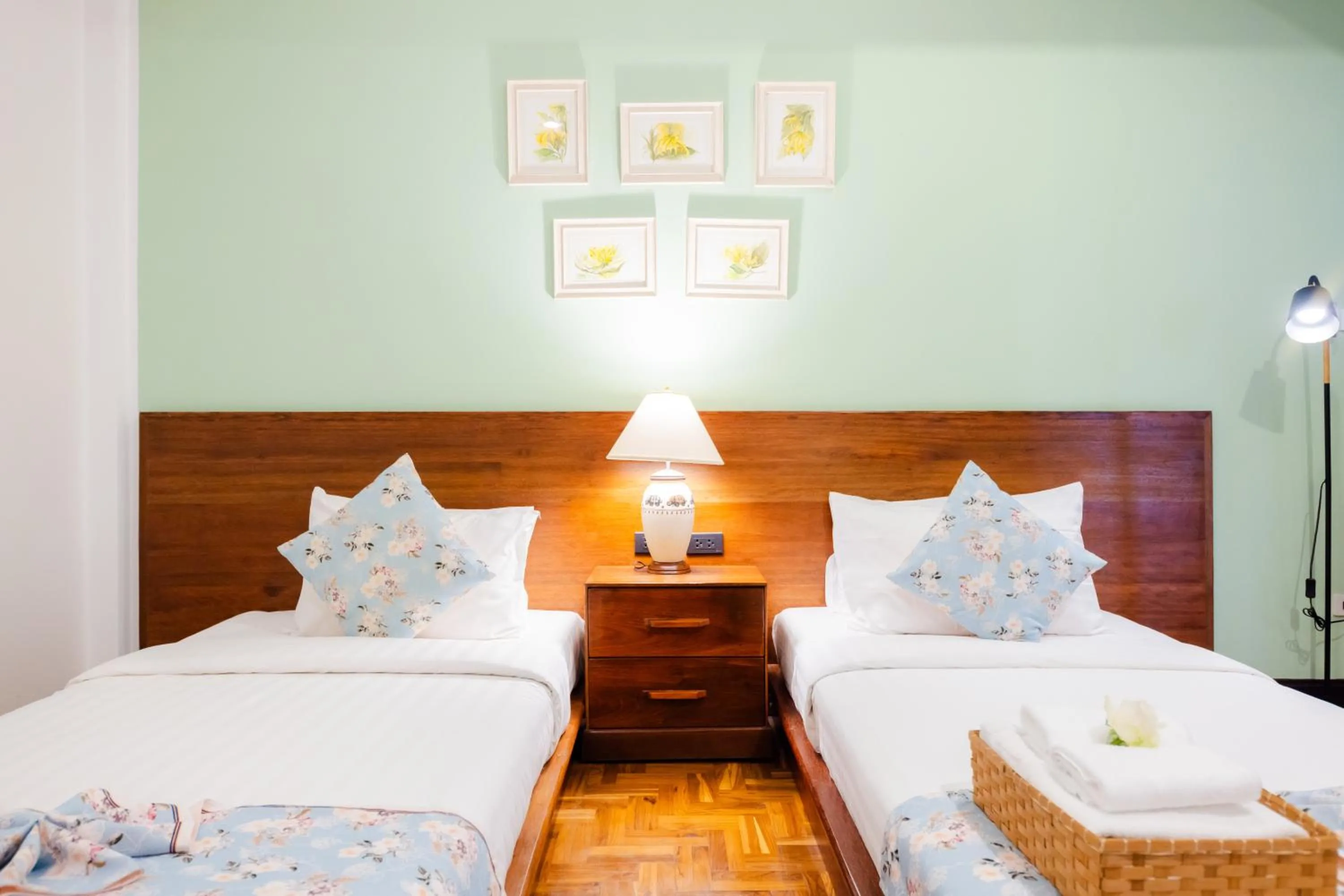 Bed in Teewana Resort Chiang Mai