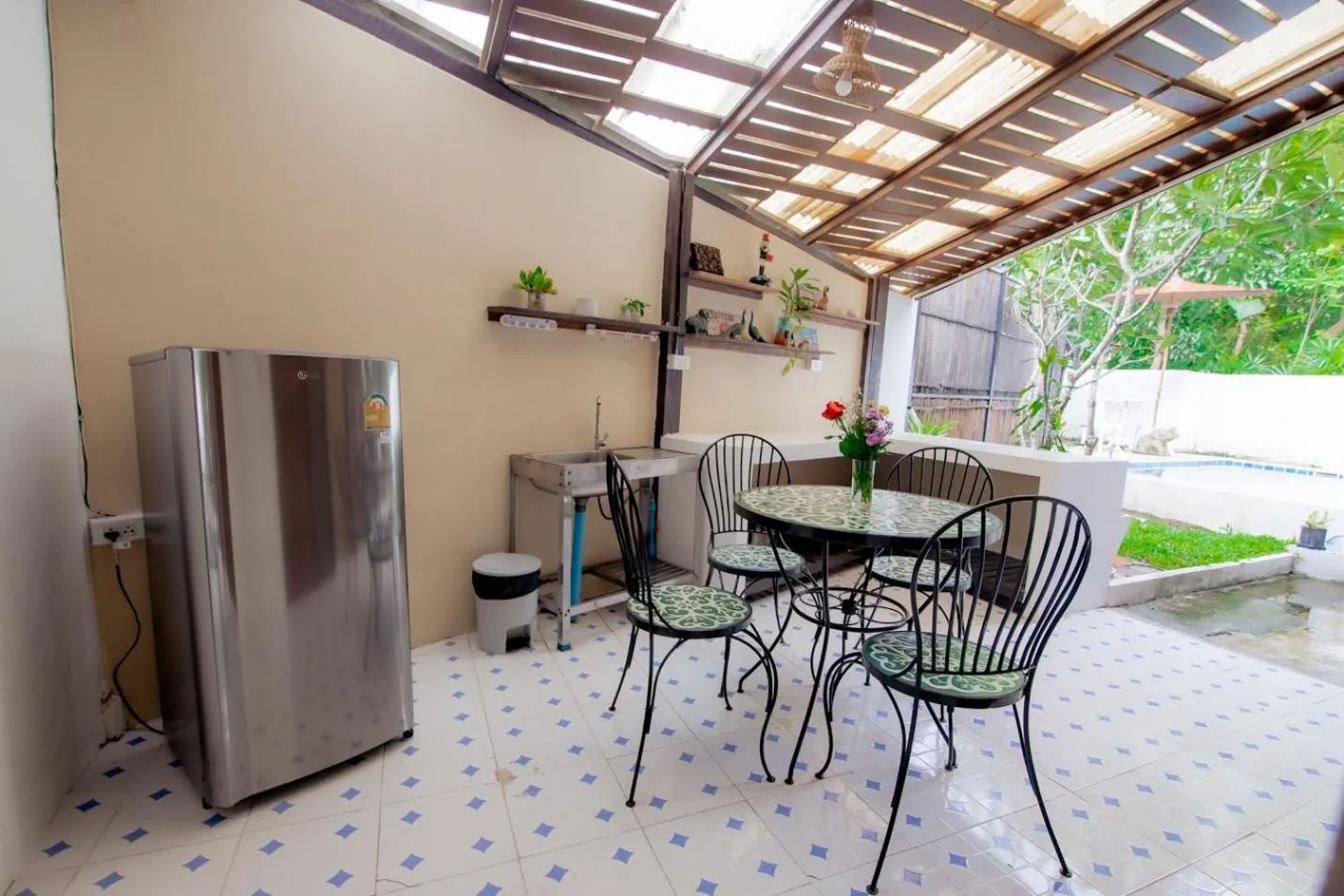 Kitchen or kitchenette in Teewana Resort Chiang Mai