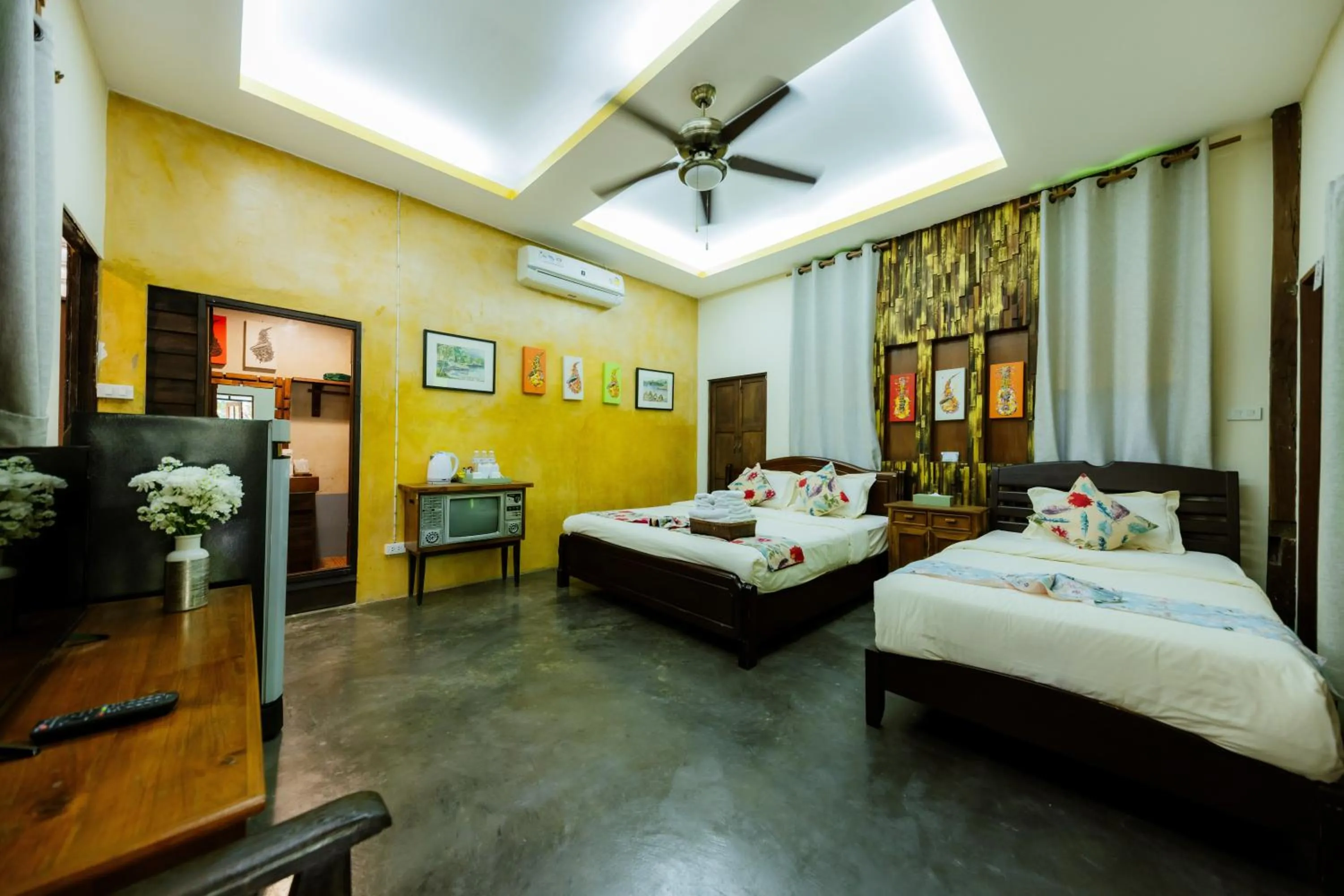 Bedroom, Bed in Teewana Resort Chiang Mai