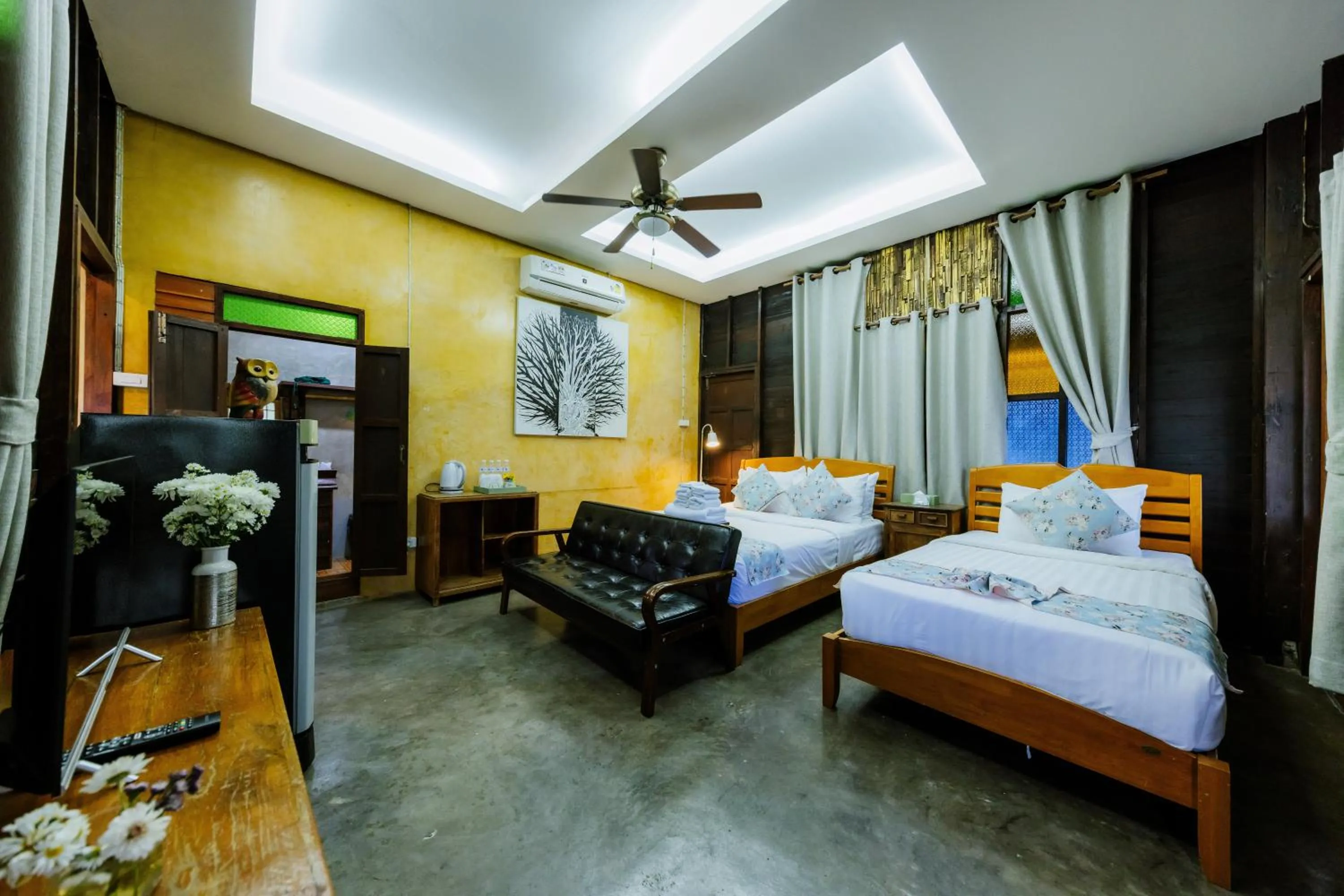 Bedroom, Bed in Teewana Resort Chiang Mai