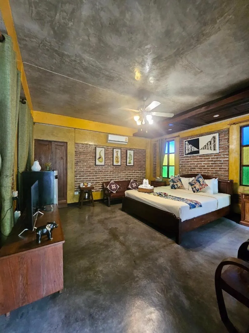 Bed in Teewana Resort Chiang Mai