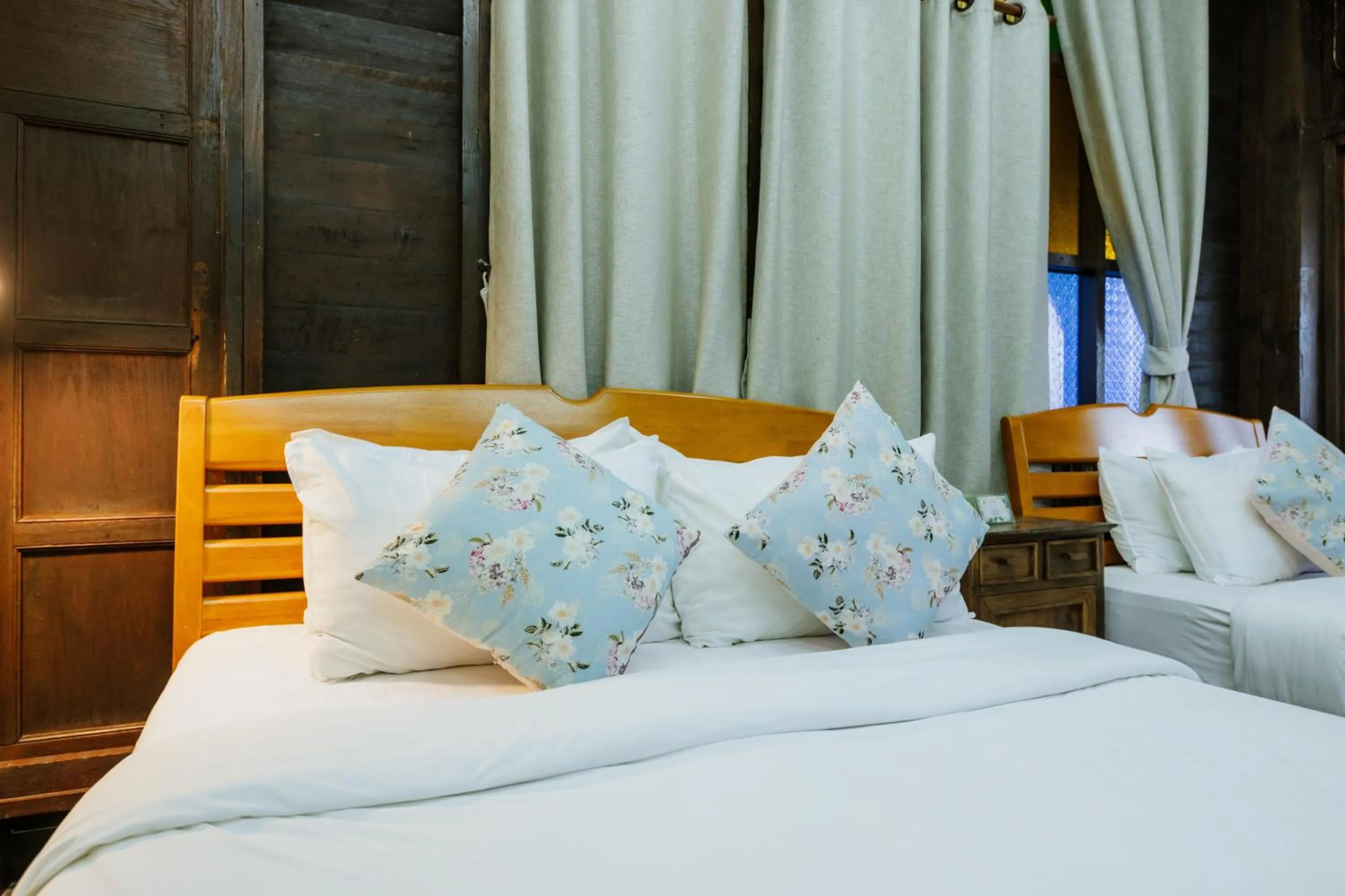 Decorative detail, Bed in Teewana Resort Chiang Mai