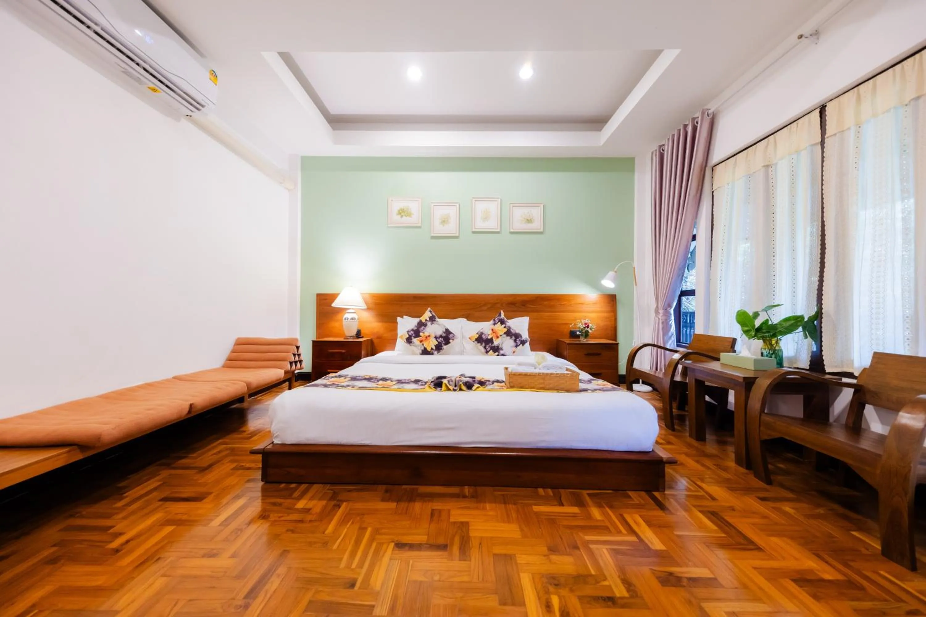 Photo of the whole room, Bed in Teewana Resort Chiang Mai