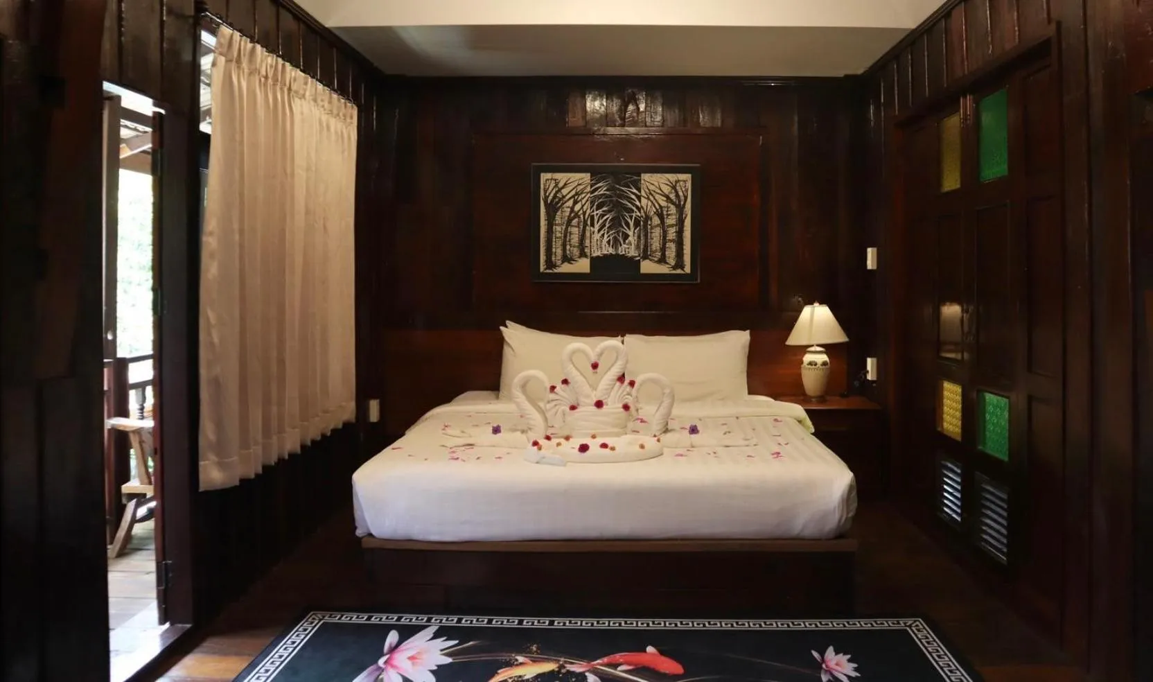 Bed in Teewana Resort