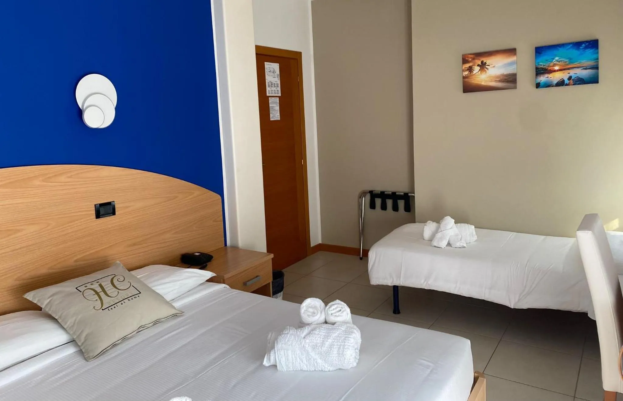 Bedroom, Bed in Hotel Hc Resort Lignano