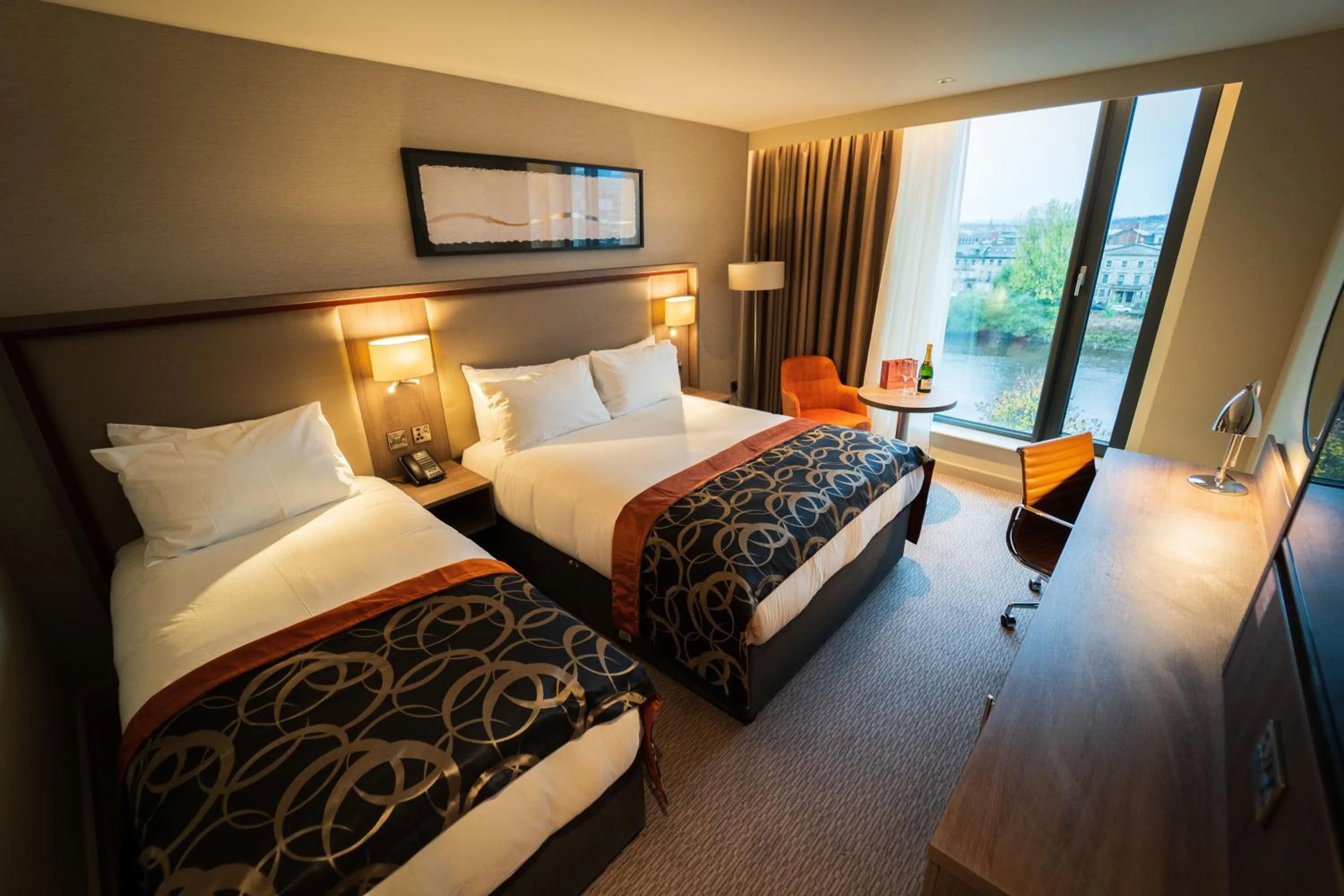 Bedroom, Bed in Clayton Hotel Glasgow City