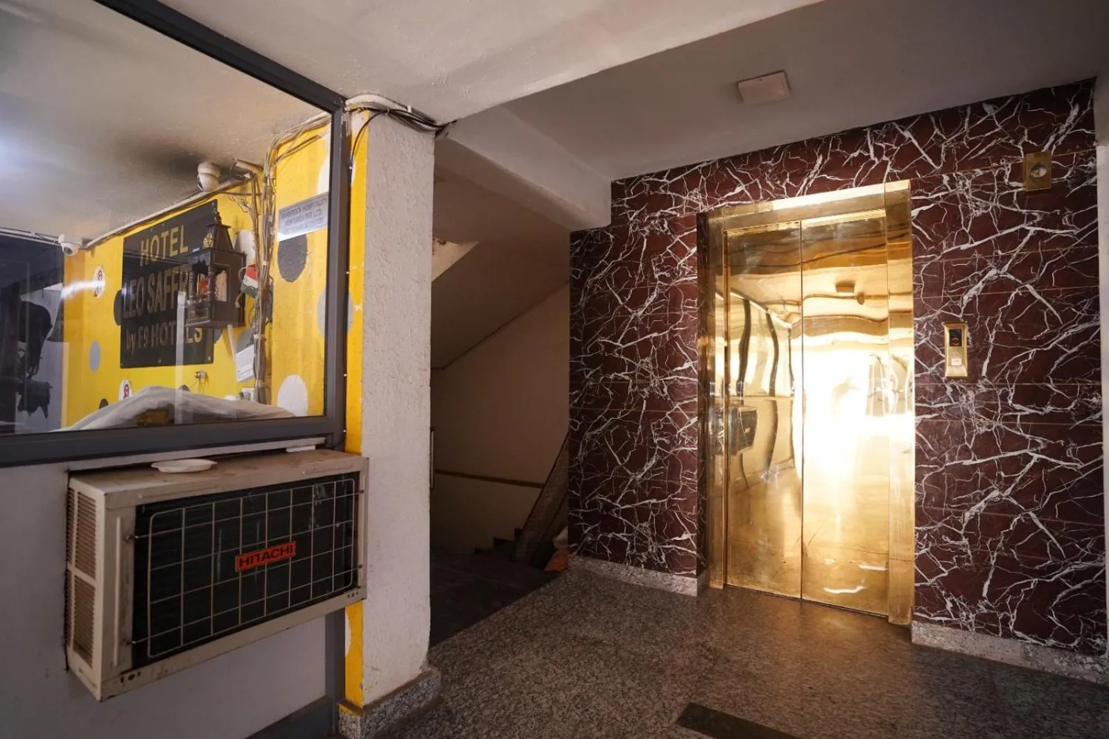elevator in Hotel Leo Saffron - Pitampura
