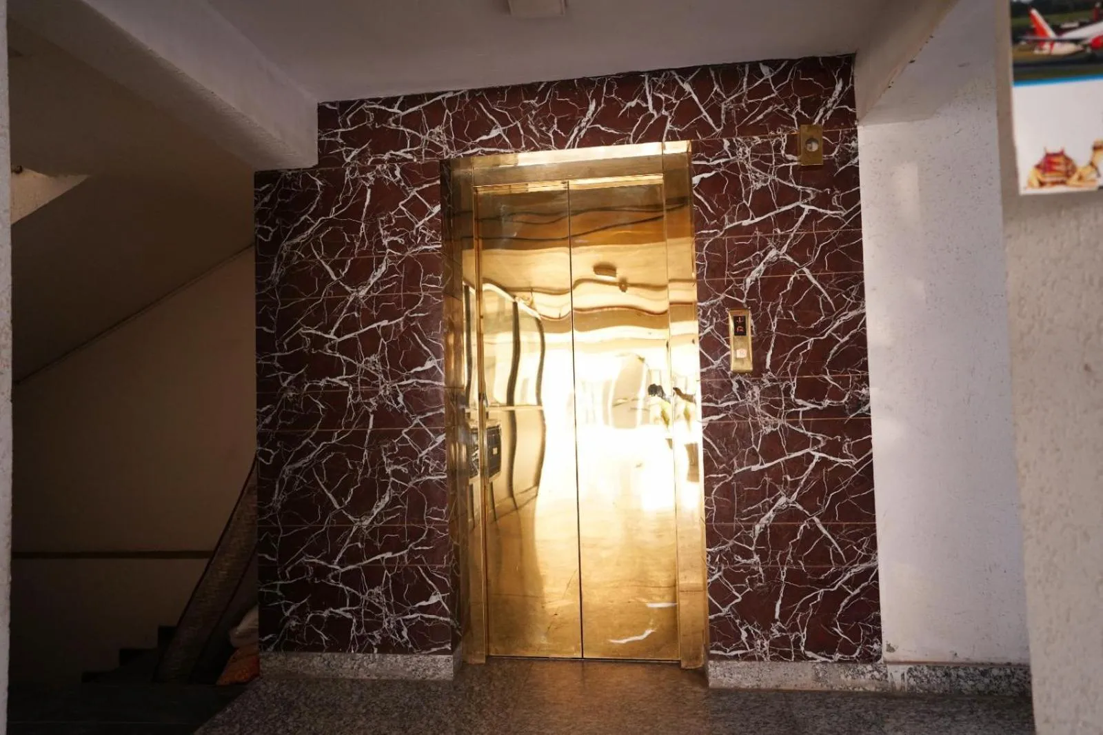elevator in Hotel Leo Saffron - Pitampura
