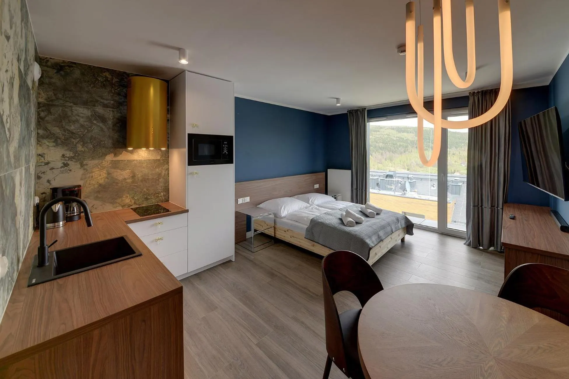 Bed in RentPlanet - Apartamenty IzerSKI Resort