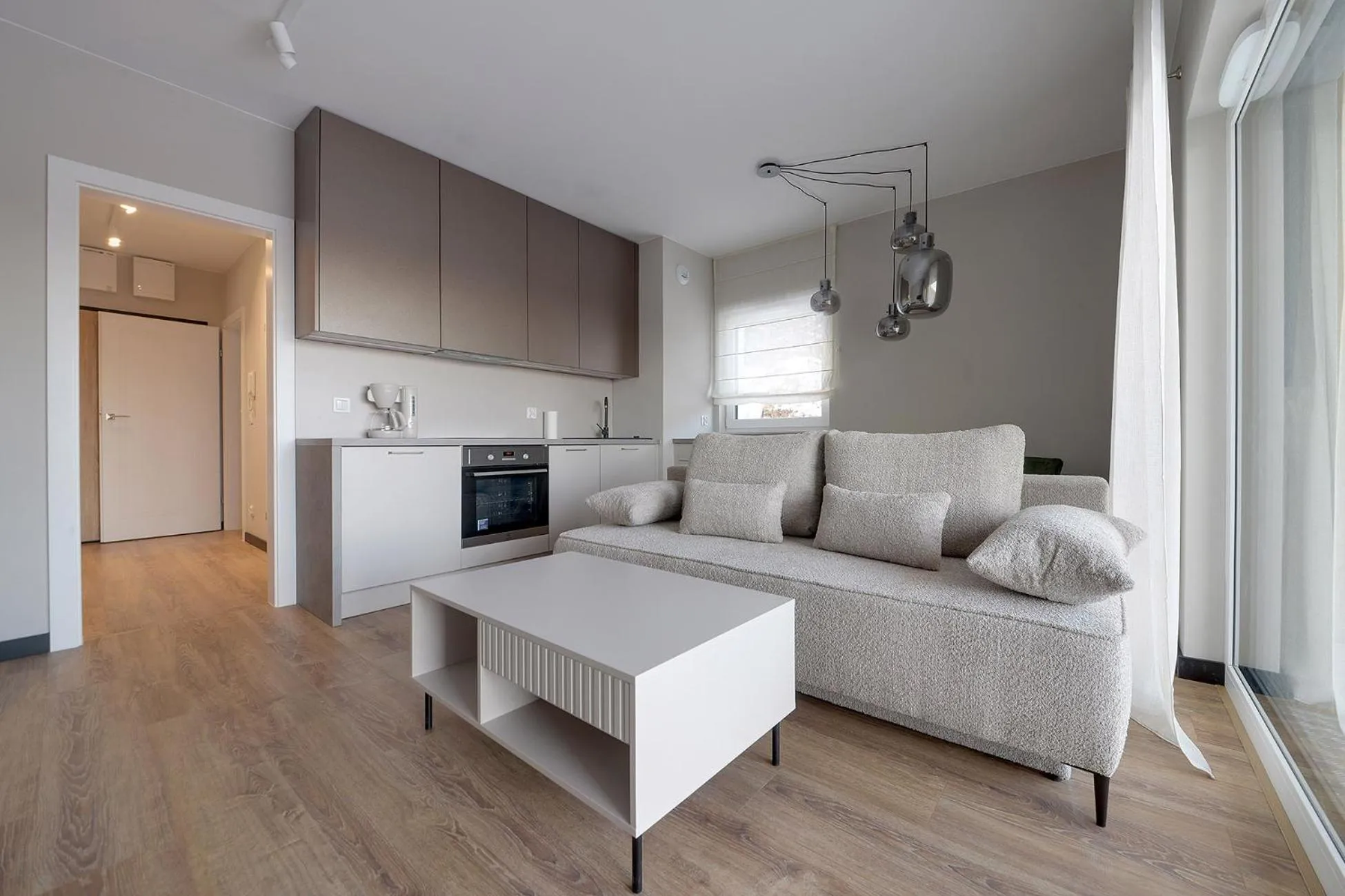 Kitchen or kitchenette in RentPlanet - Apartamenty IzerSKI Resort