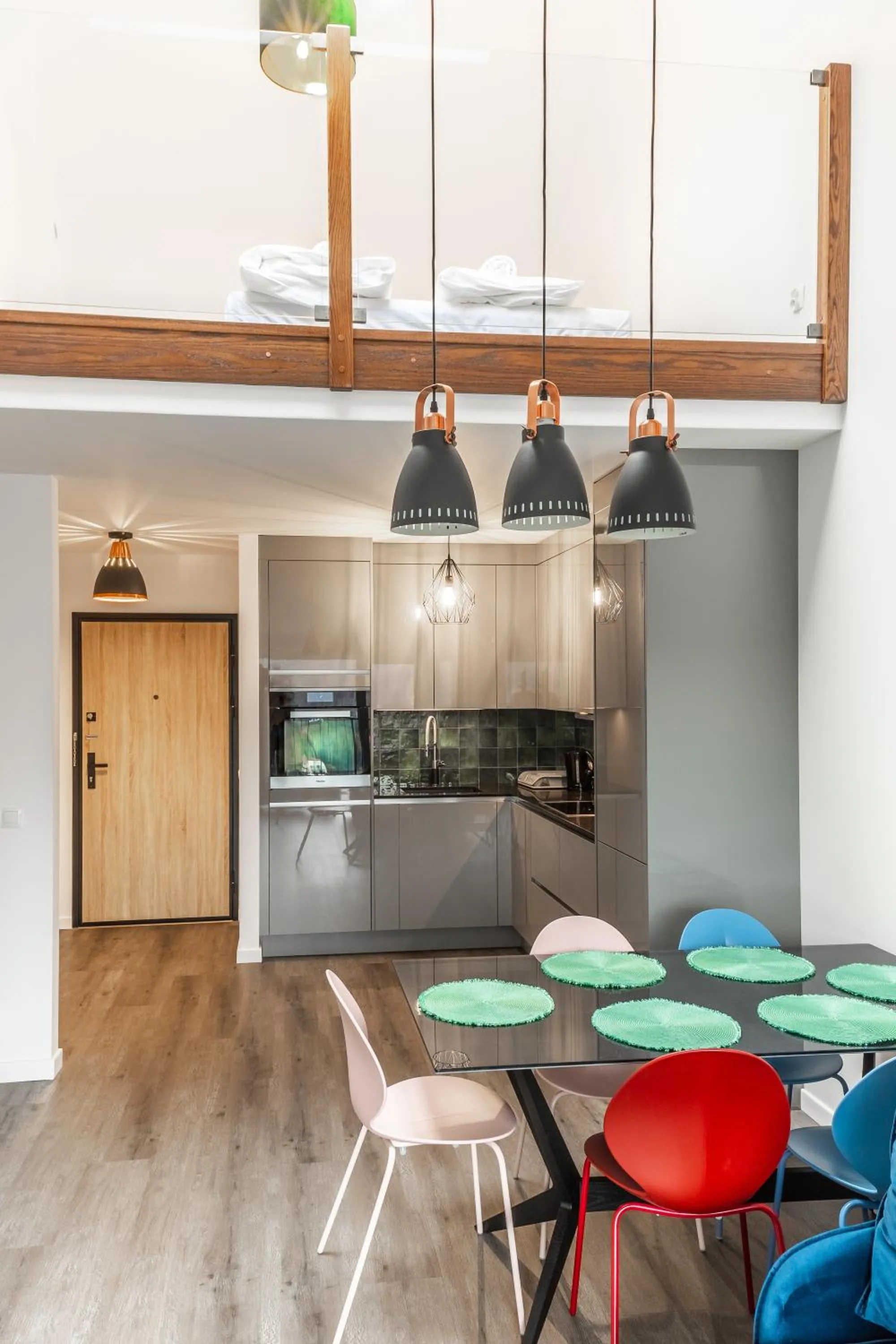 Kitchen or kitchenette in RentPlanet - Apartamenty IzerSKI Resort