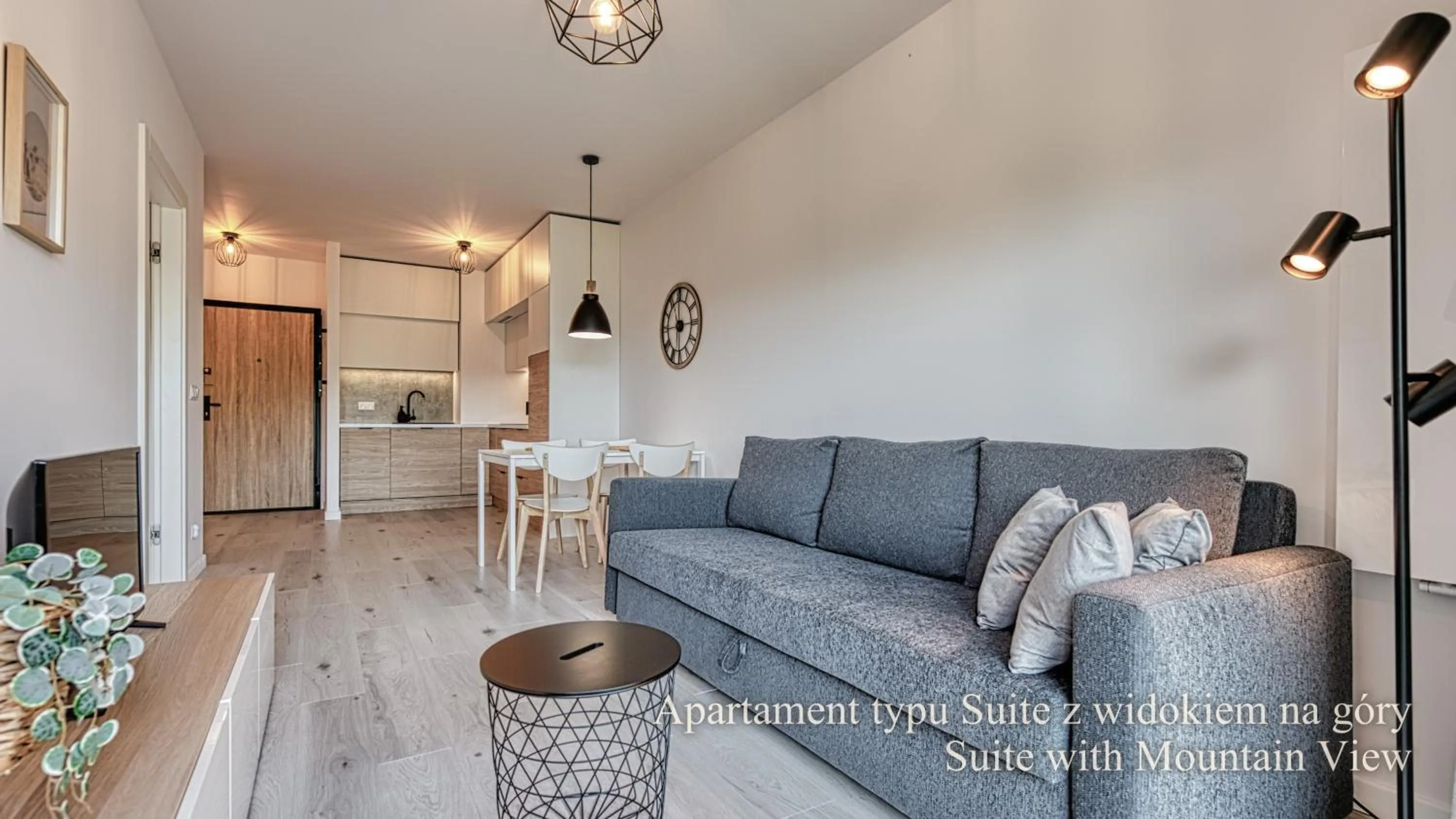 Kitchen or kitchenette in RentPlanet - Apartamenty IzerSKI Resort