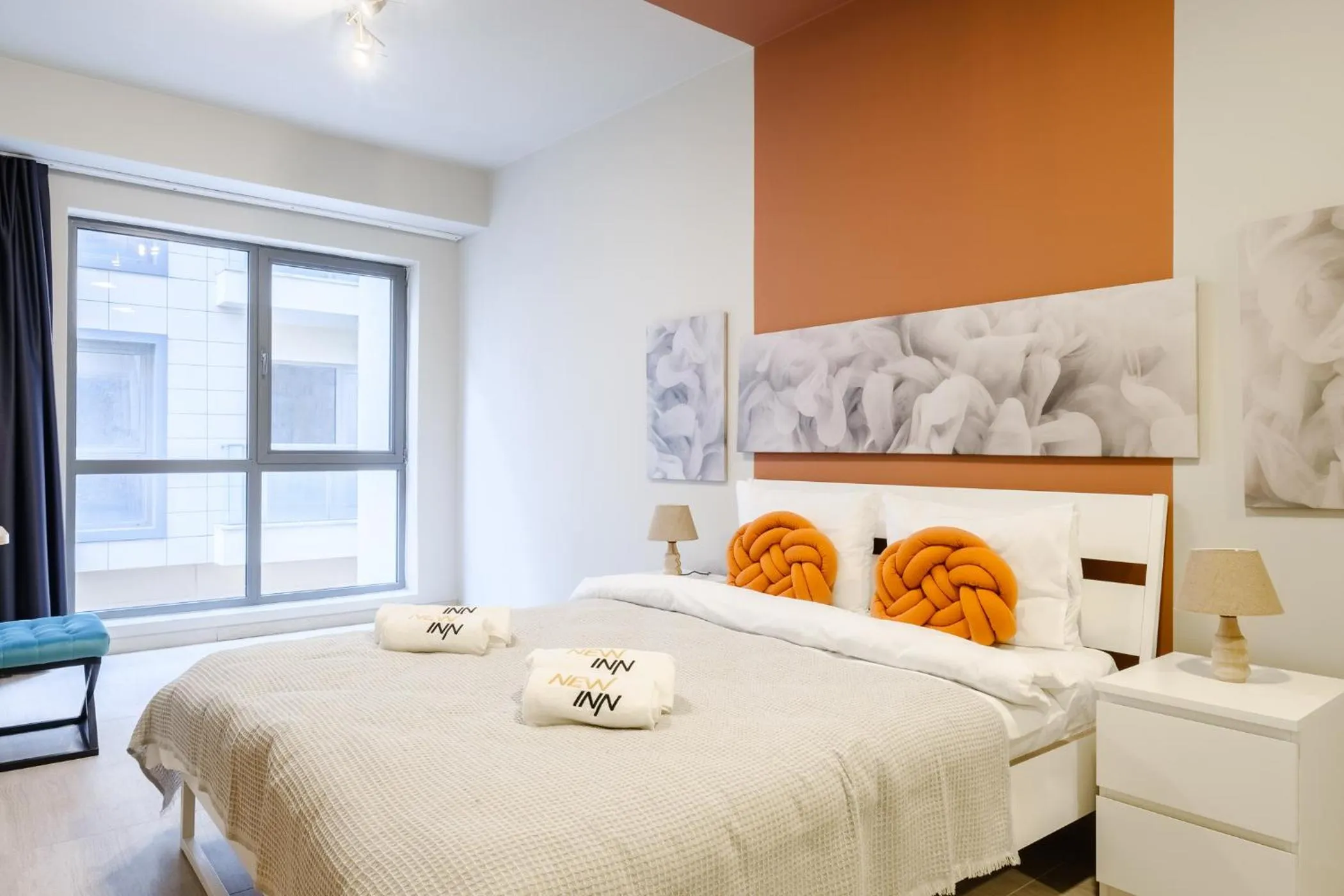 Bed in New Inn Hotel Cadde 54 Mall