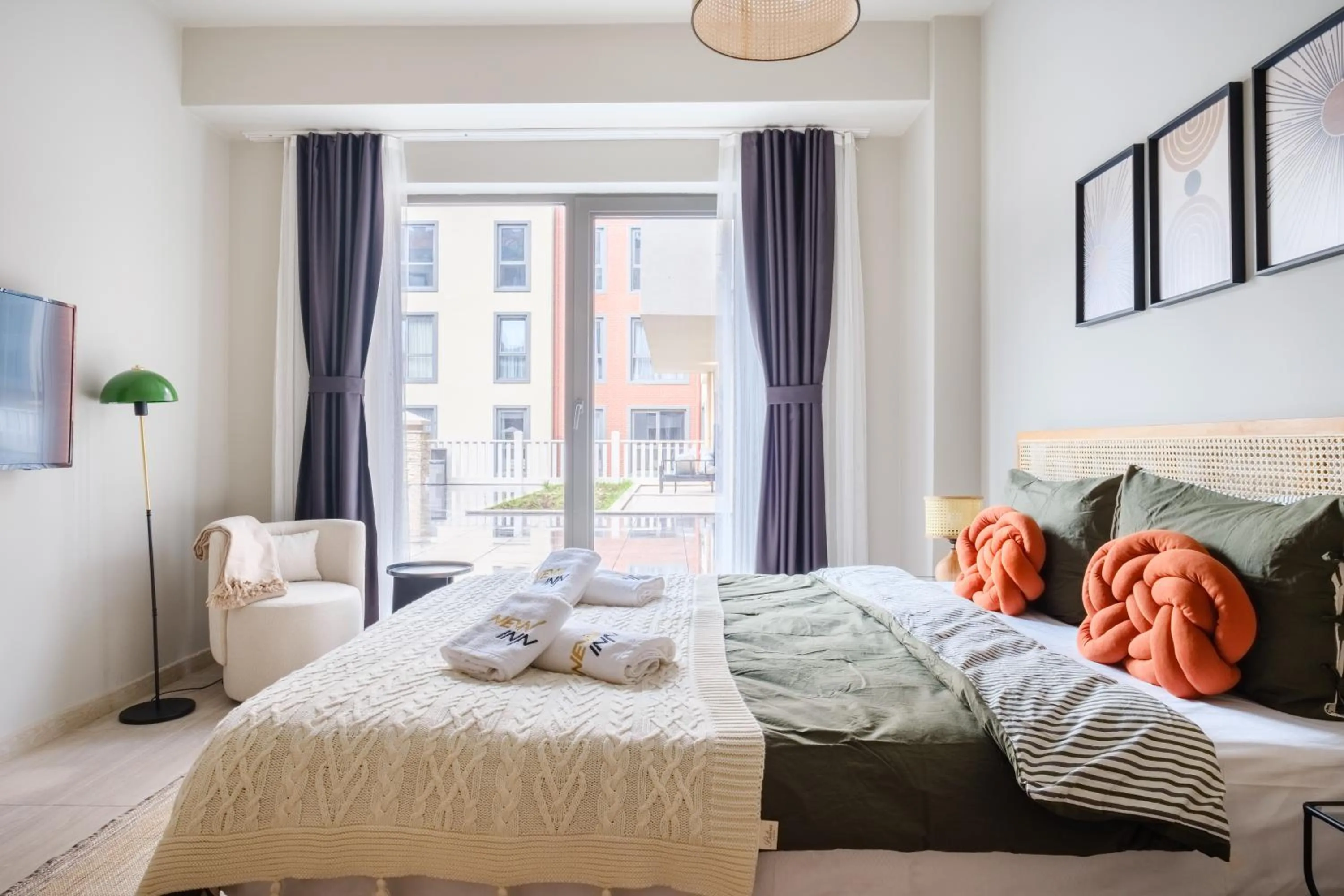 TV and multimedia, Bed in New Inn Hotel Cadde 54 Mall