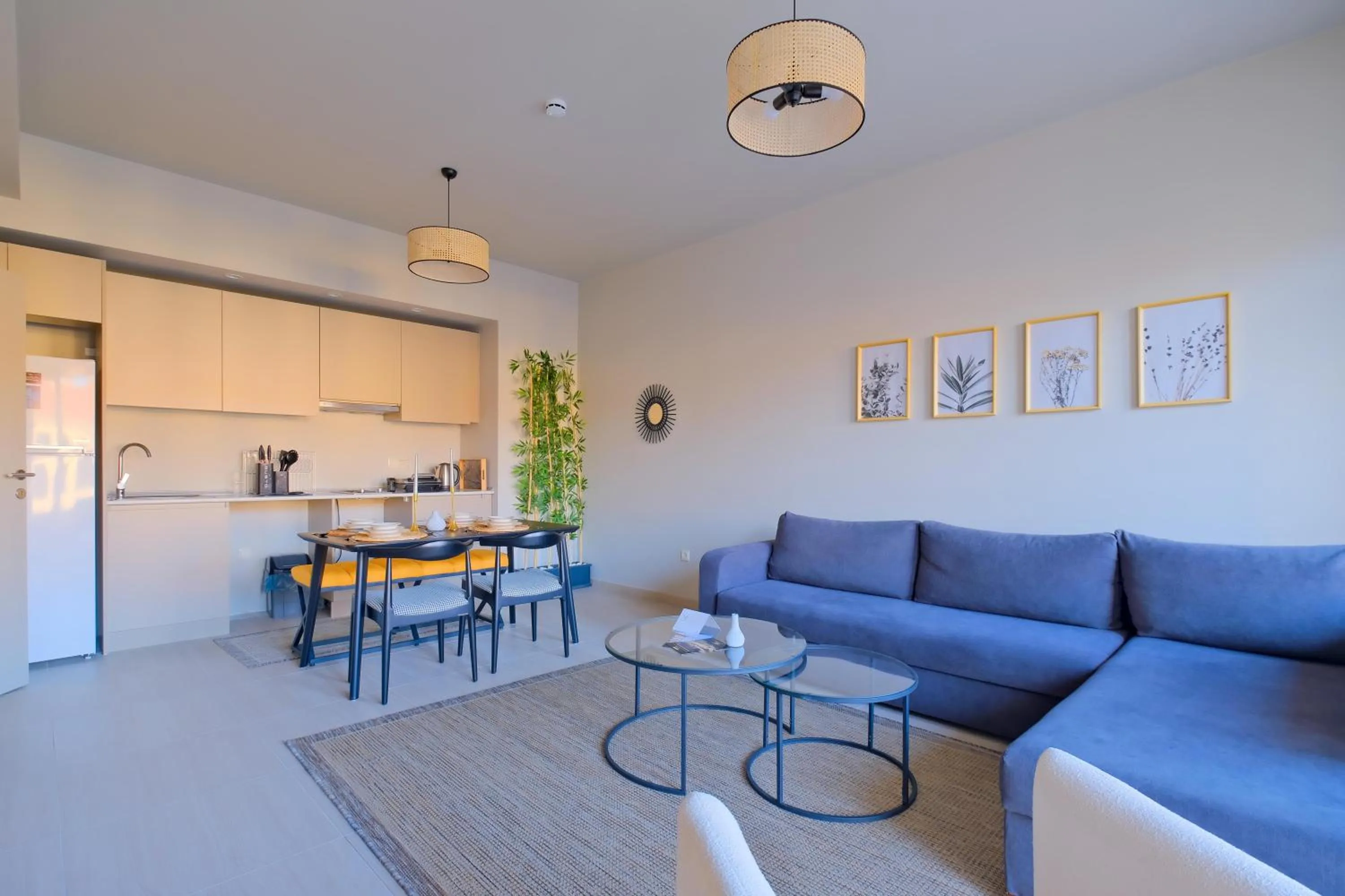 Kitchen or kitchenette in New Inn Hotel Cadde 54 Mall