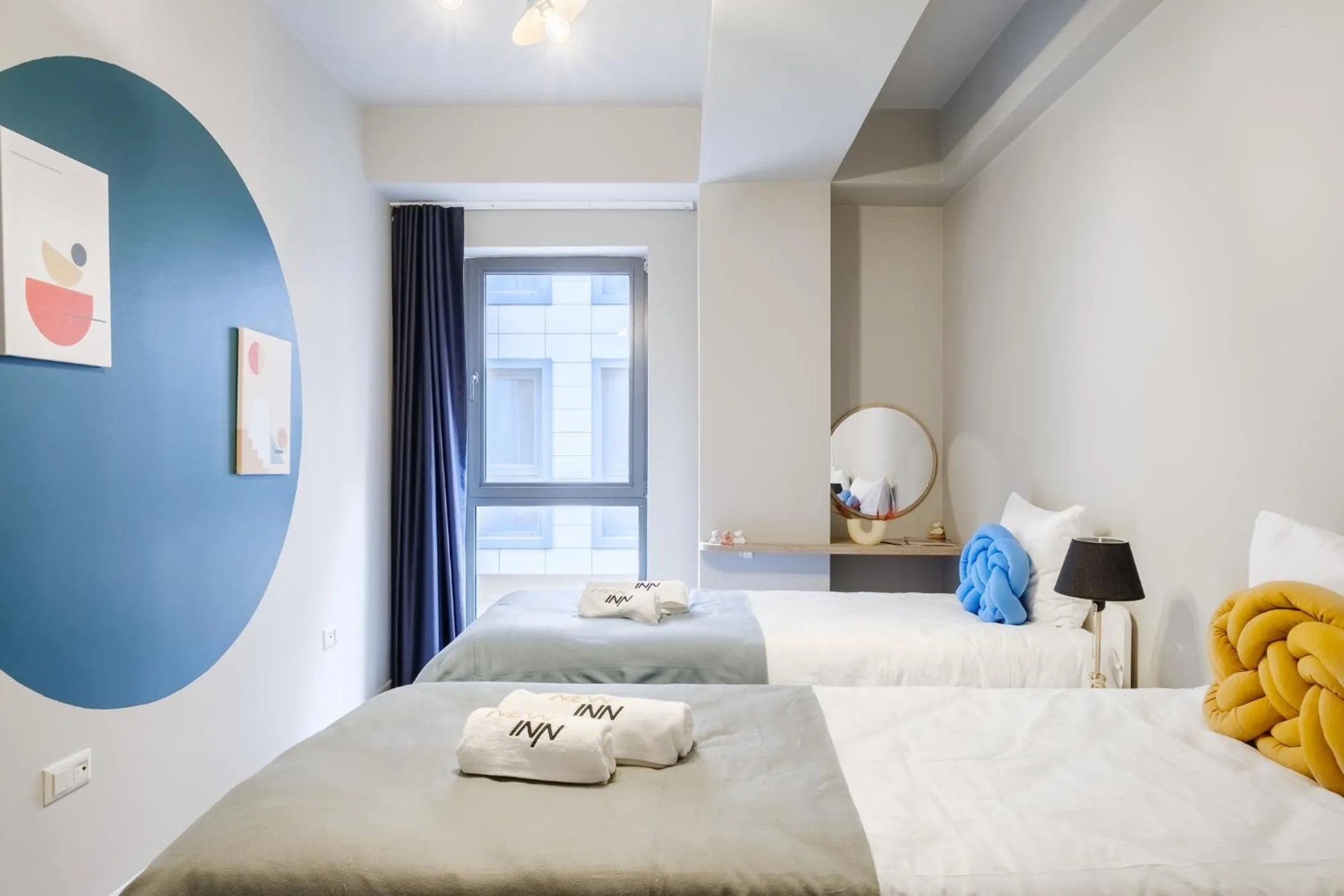 Bed in New Inn Hotel Cadde 54 Mall