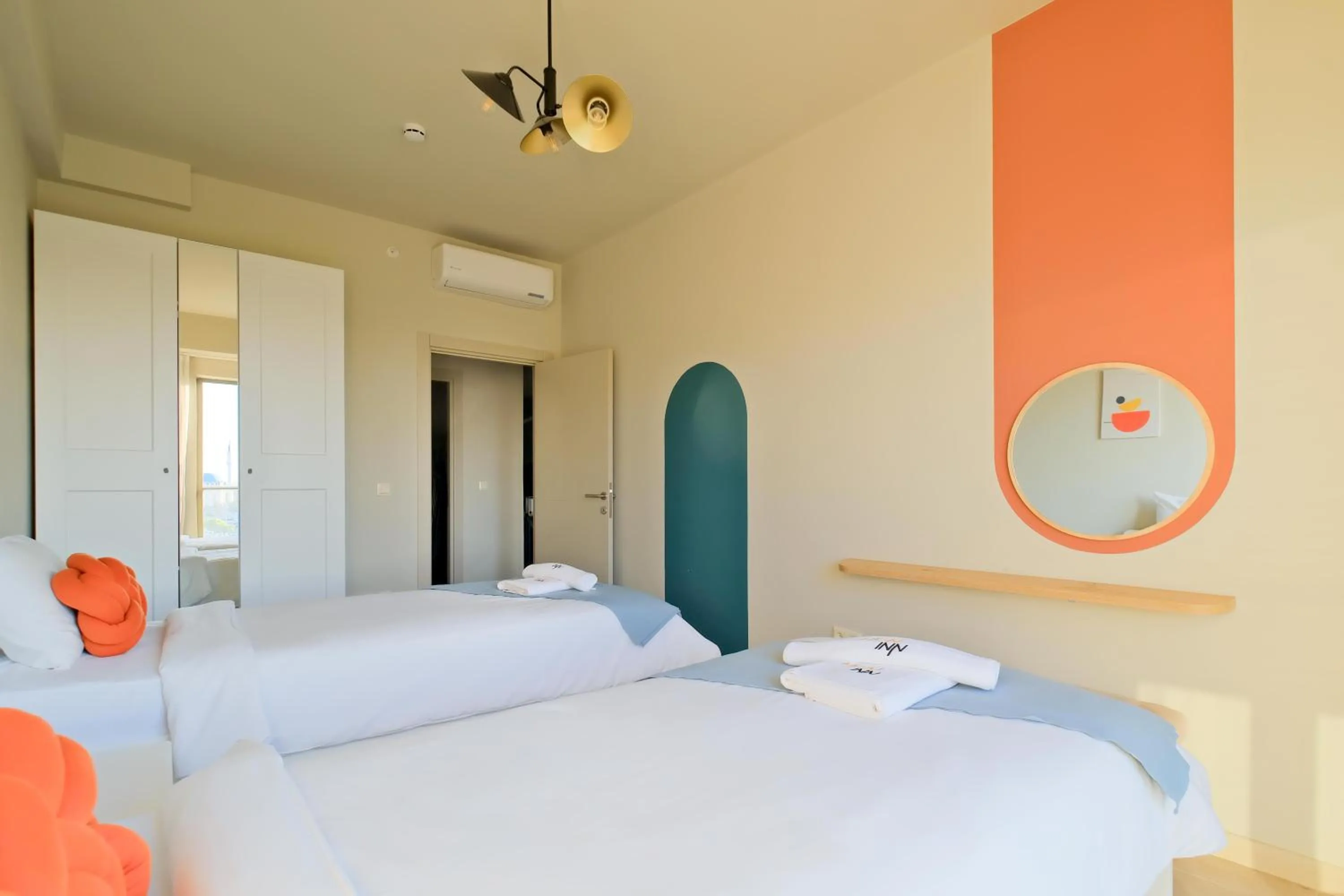 Bed in New Inn Hotel Cadde 54 Mall