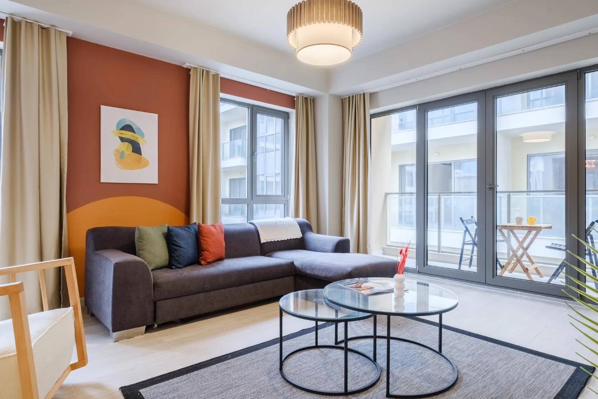 Living room in New Inn Hotel Cadde 54 Mall