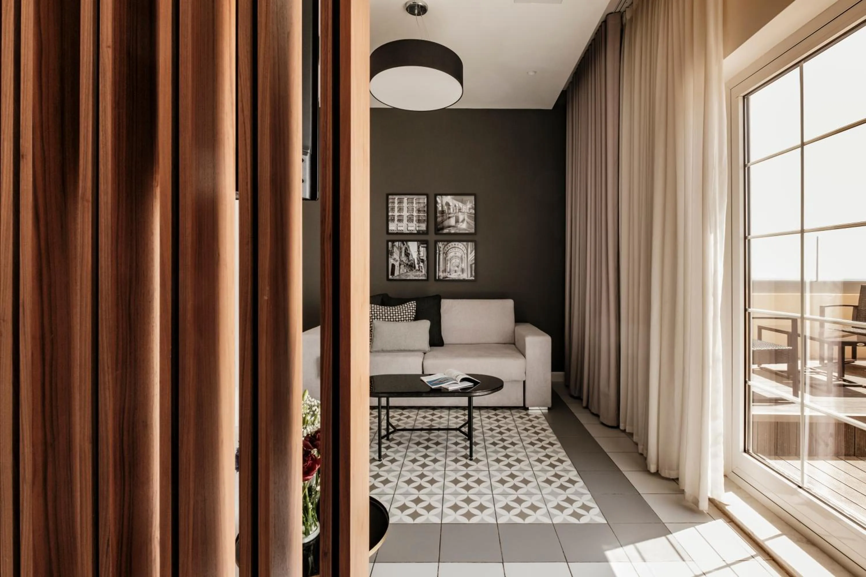 Seating area in Palazzo Ignazio