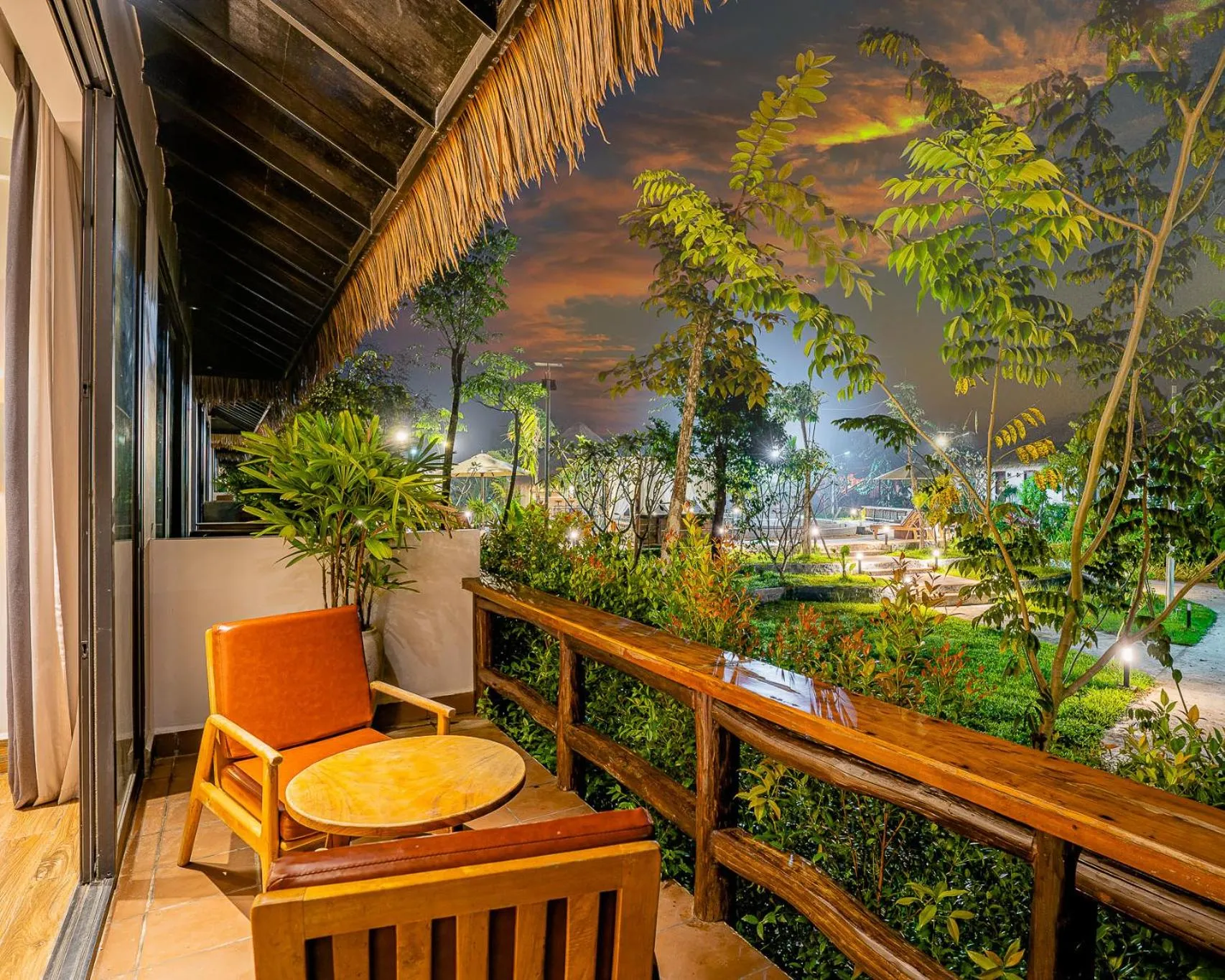 Patio in RiverTree Villa & Resort