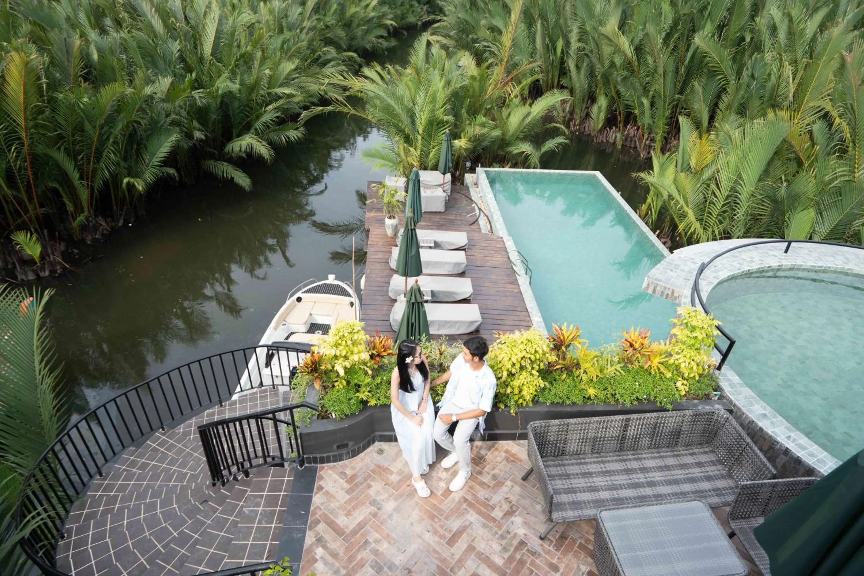 Pool view in RiverTree Villa & Resort