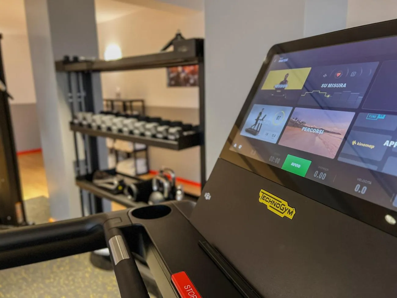 Fitness centre/facilities in Break Hotel