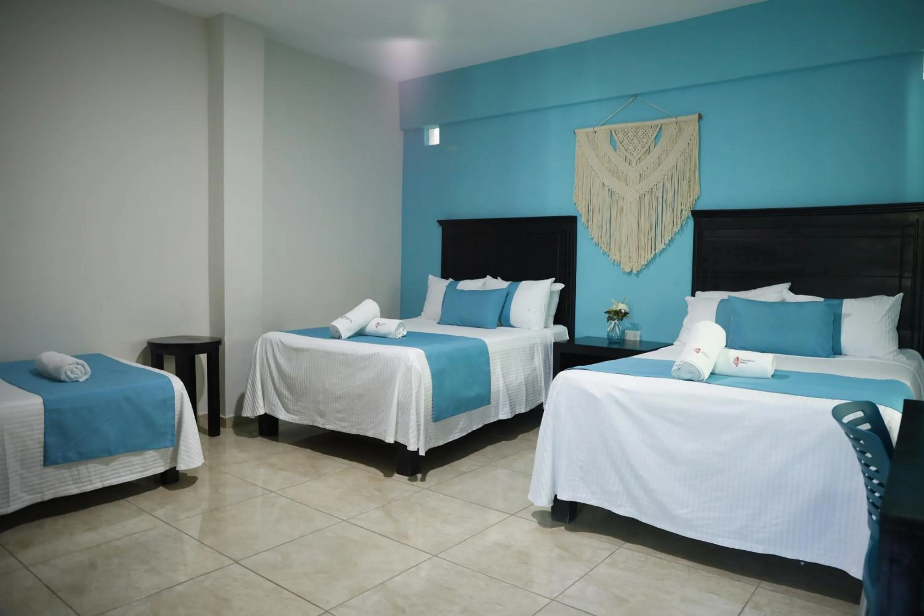 Bed in Hotel Tamtokow