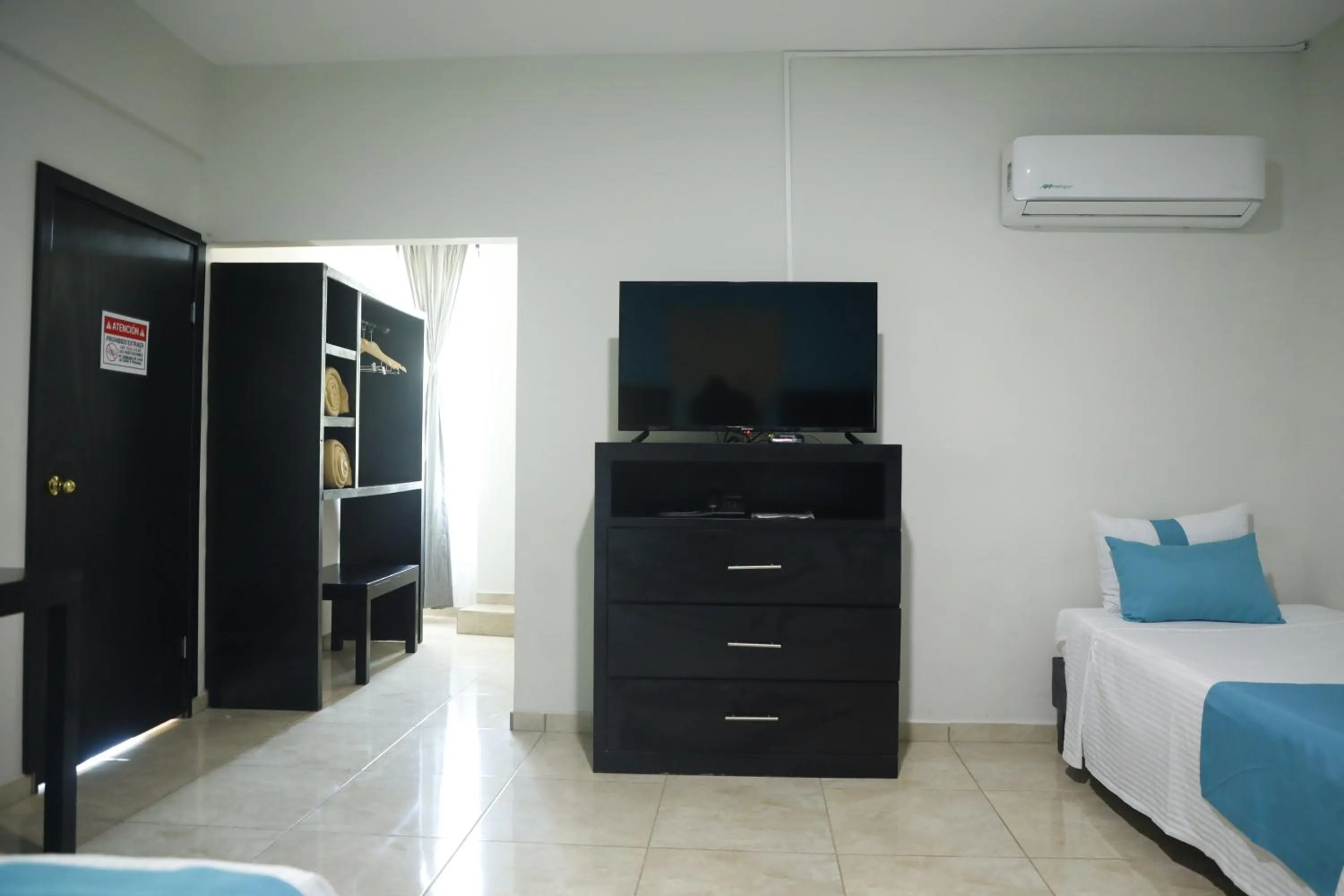 Bed in Hotel Tamtokow