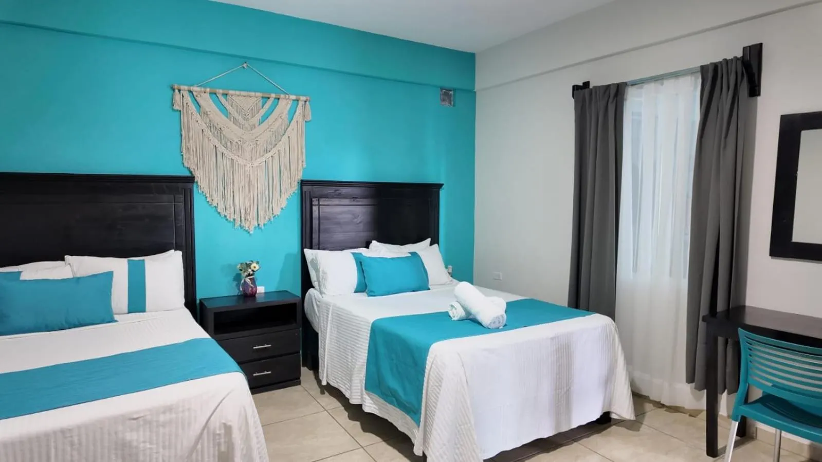 Bed in Hotel Tamtokow