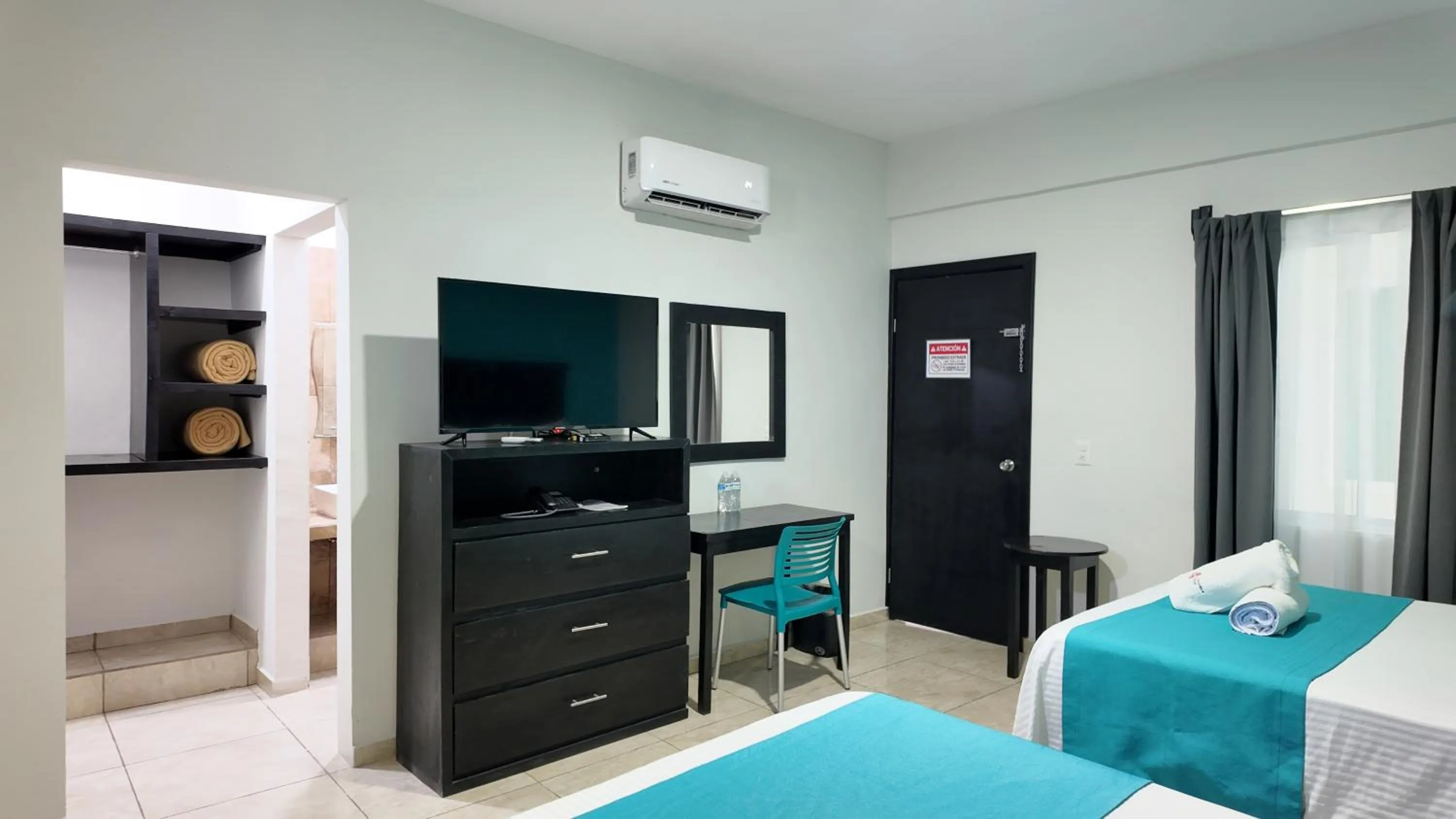 Bed in Hotel Tamtokow