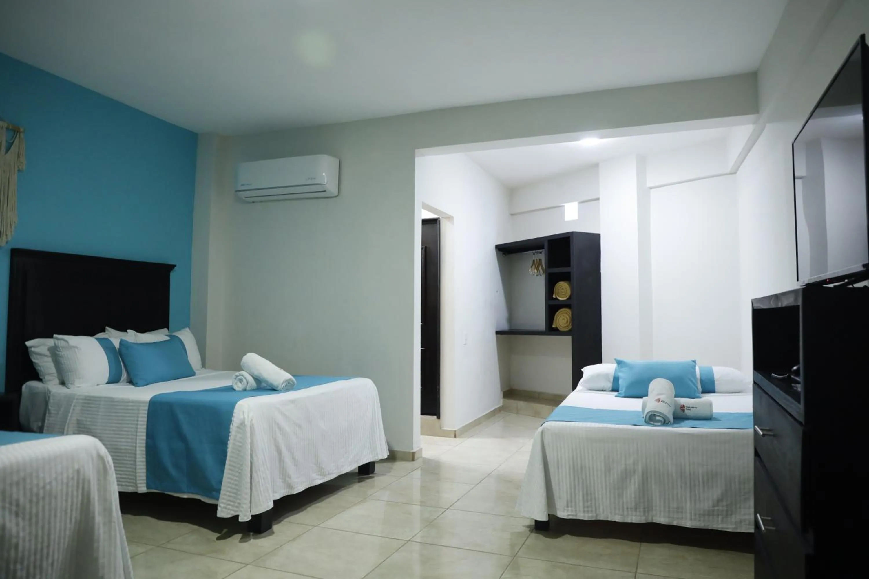 Bed in Hotel Tamtokow