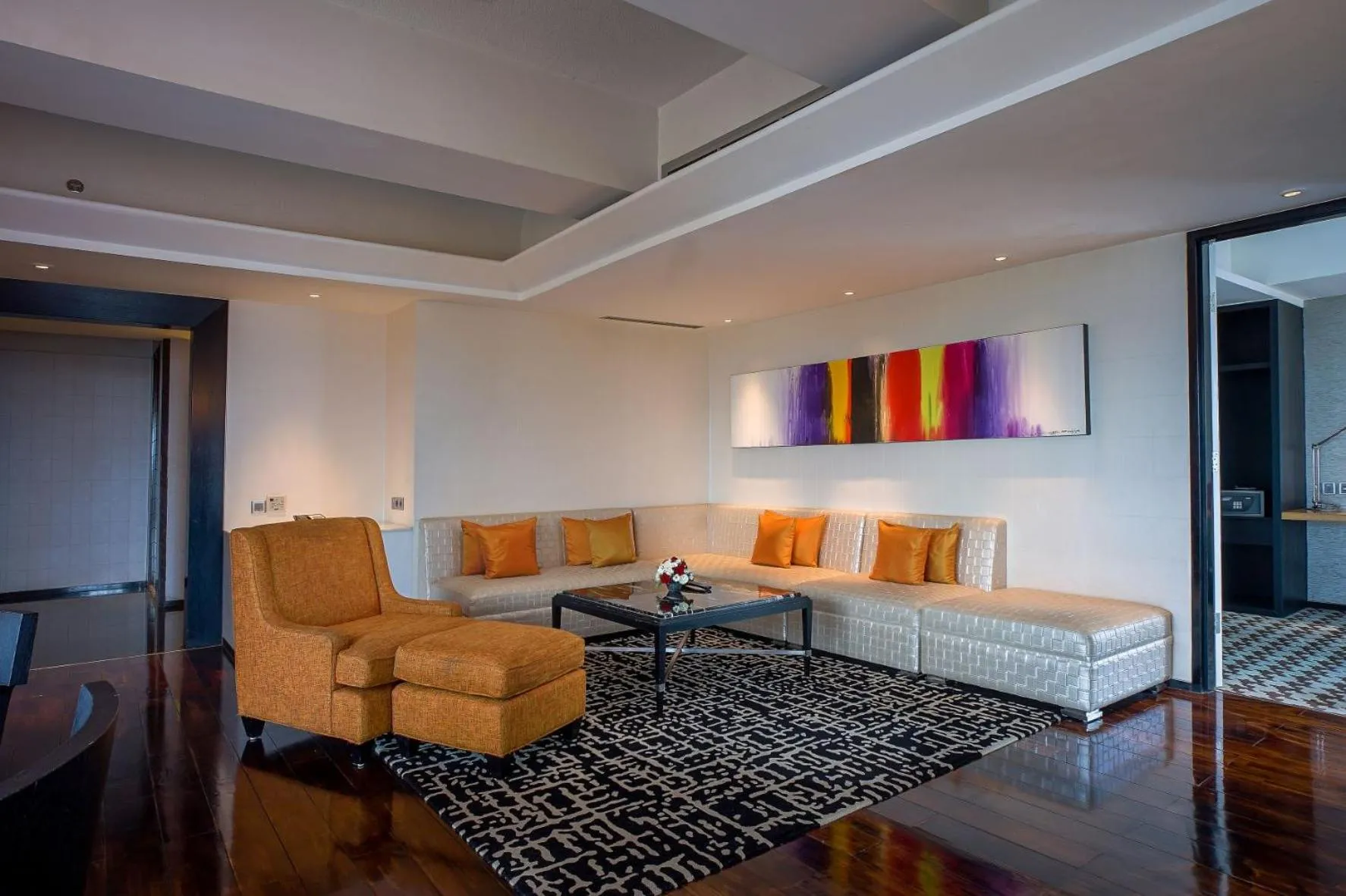 Living room in ARTOTEL TS Suites Surabaya