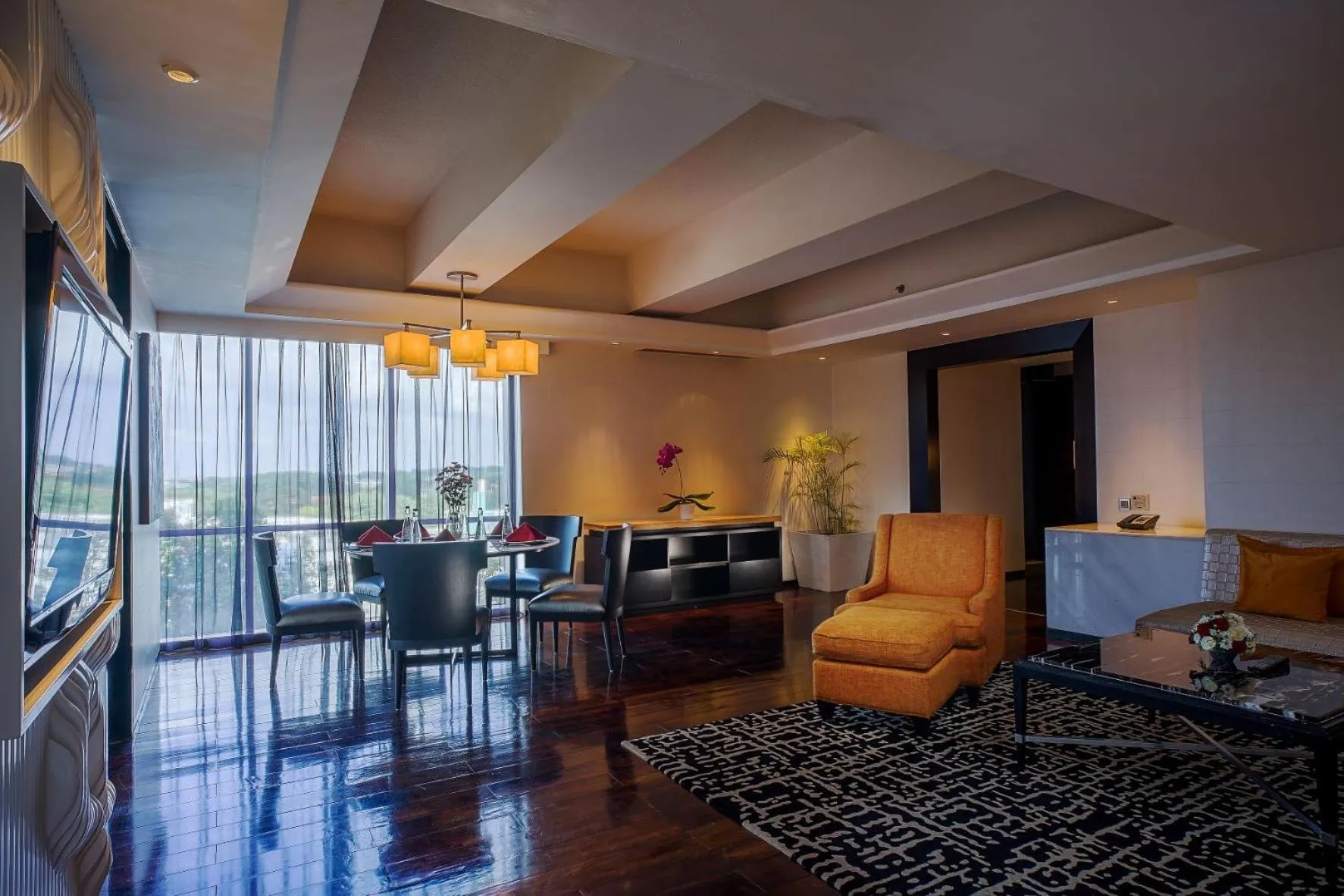 Living room in ARTOTEL TS Suites Surabaya