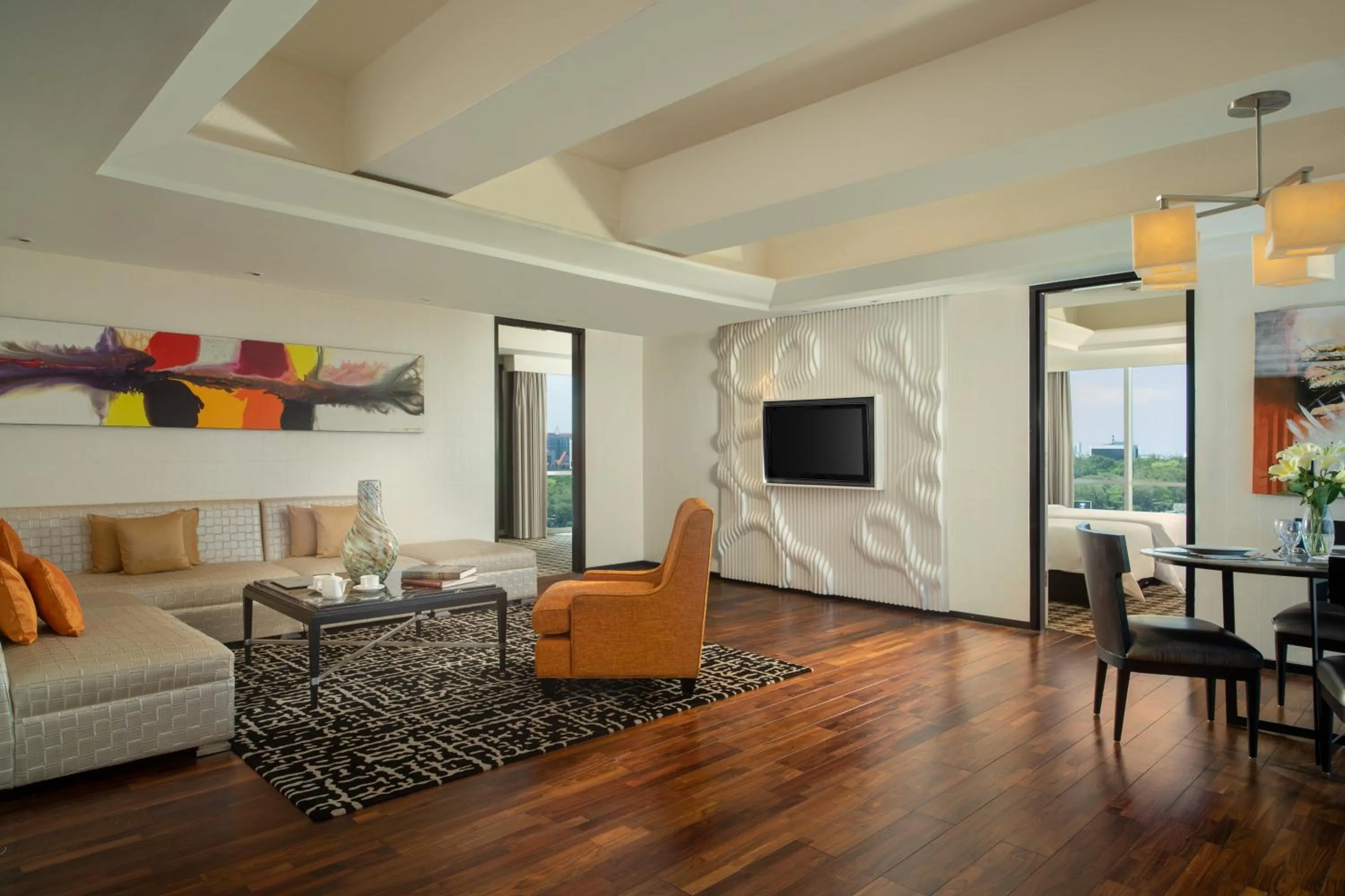 Living room in ARTOTEL TS Suites Surabaya