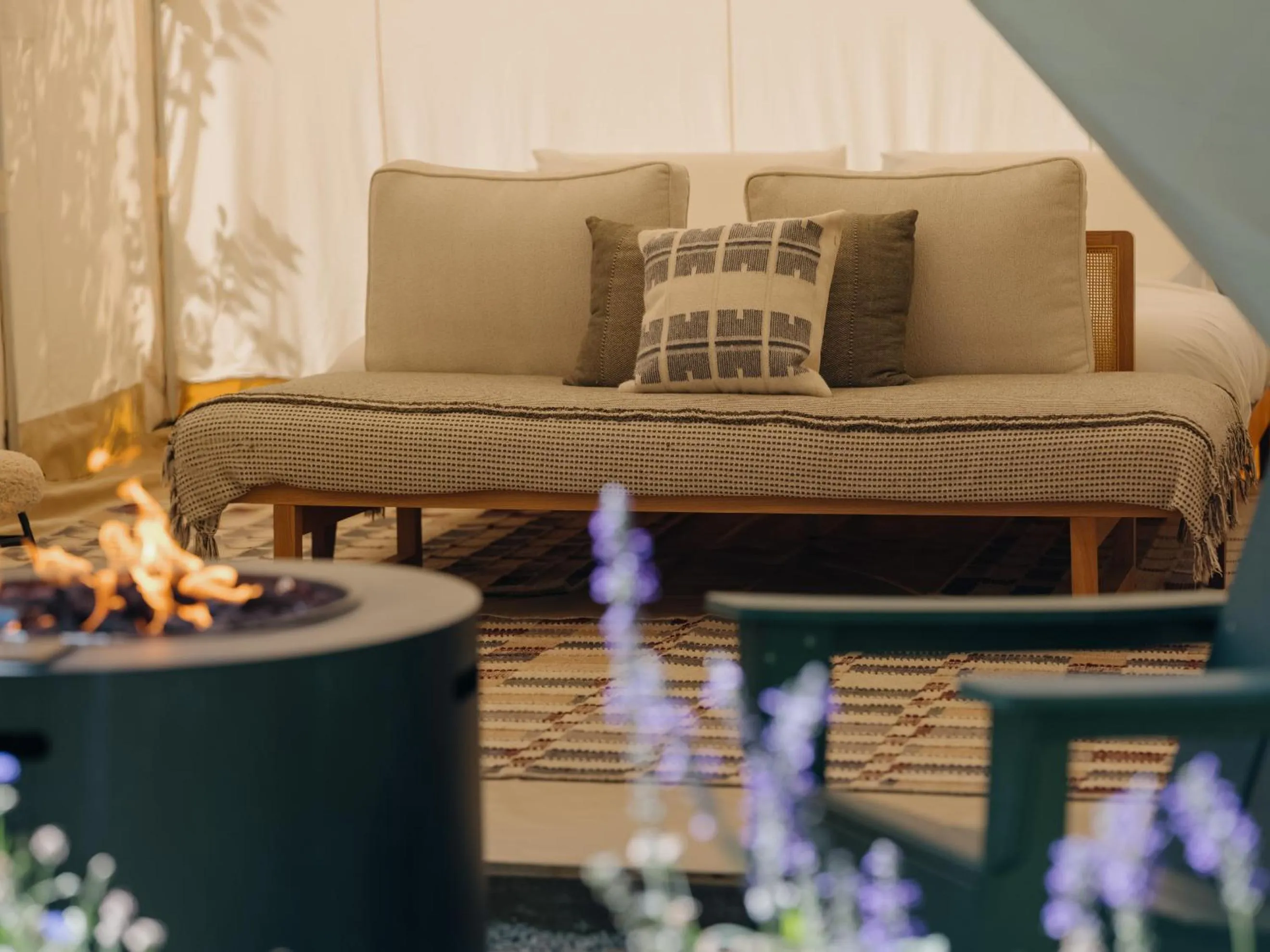 Seating area in Dawn Ranch
