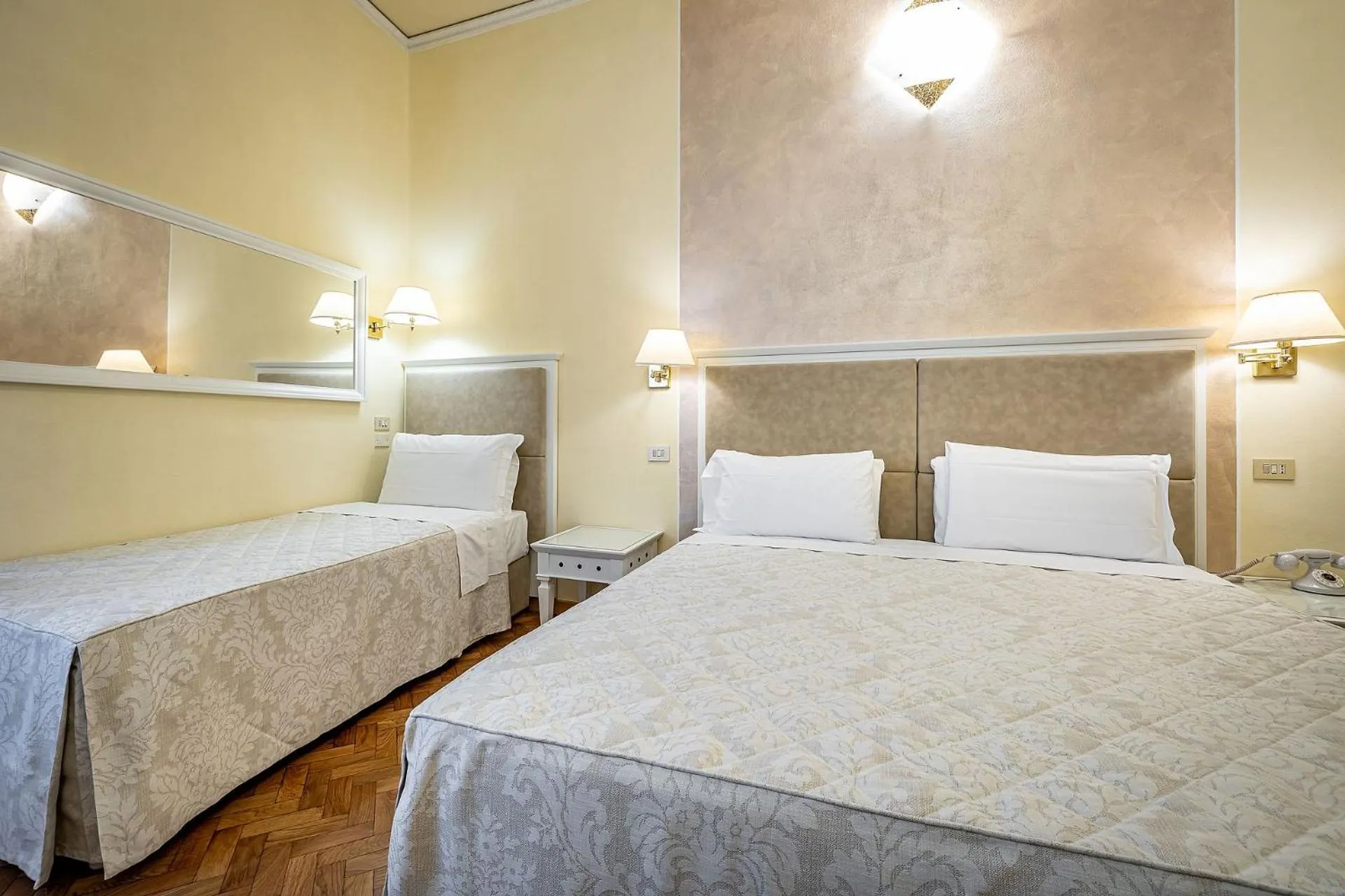 Bed in Hotel Alessandra