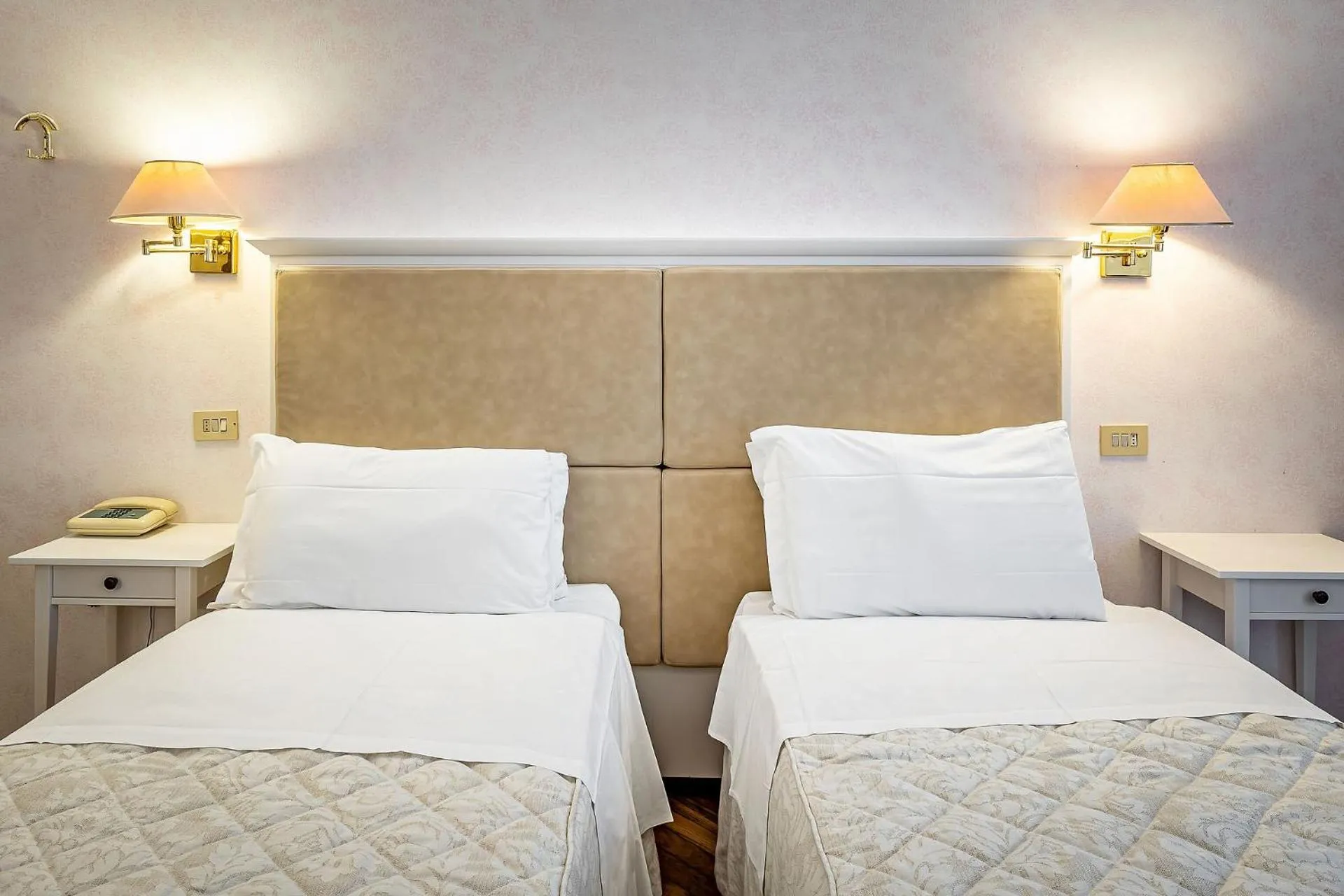 Bed in Hotel Alessandra