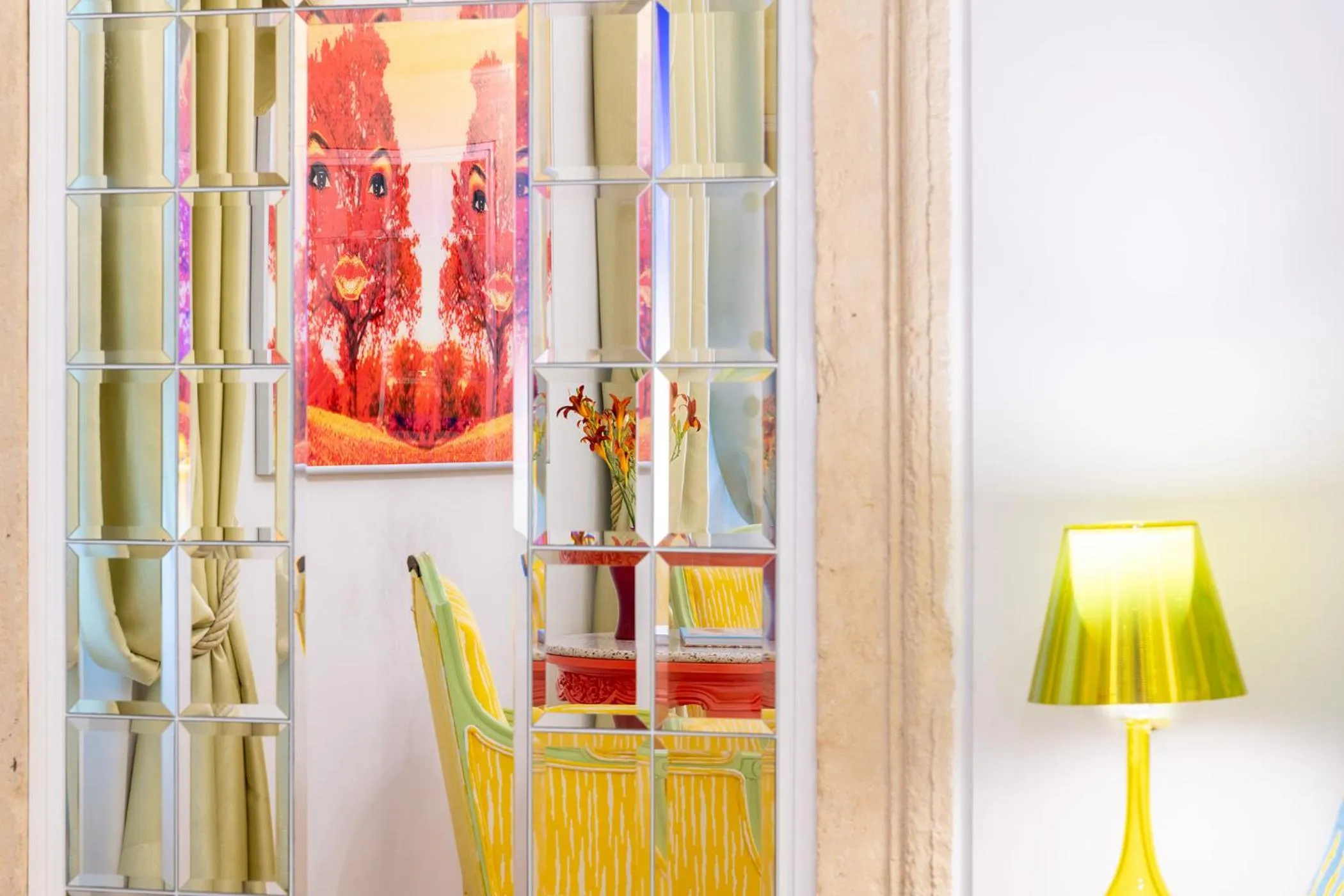 Decorative detail in Byblos Art Hotel Villa Amistà