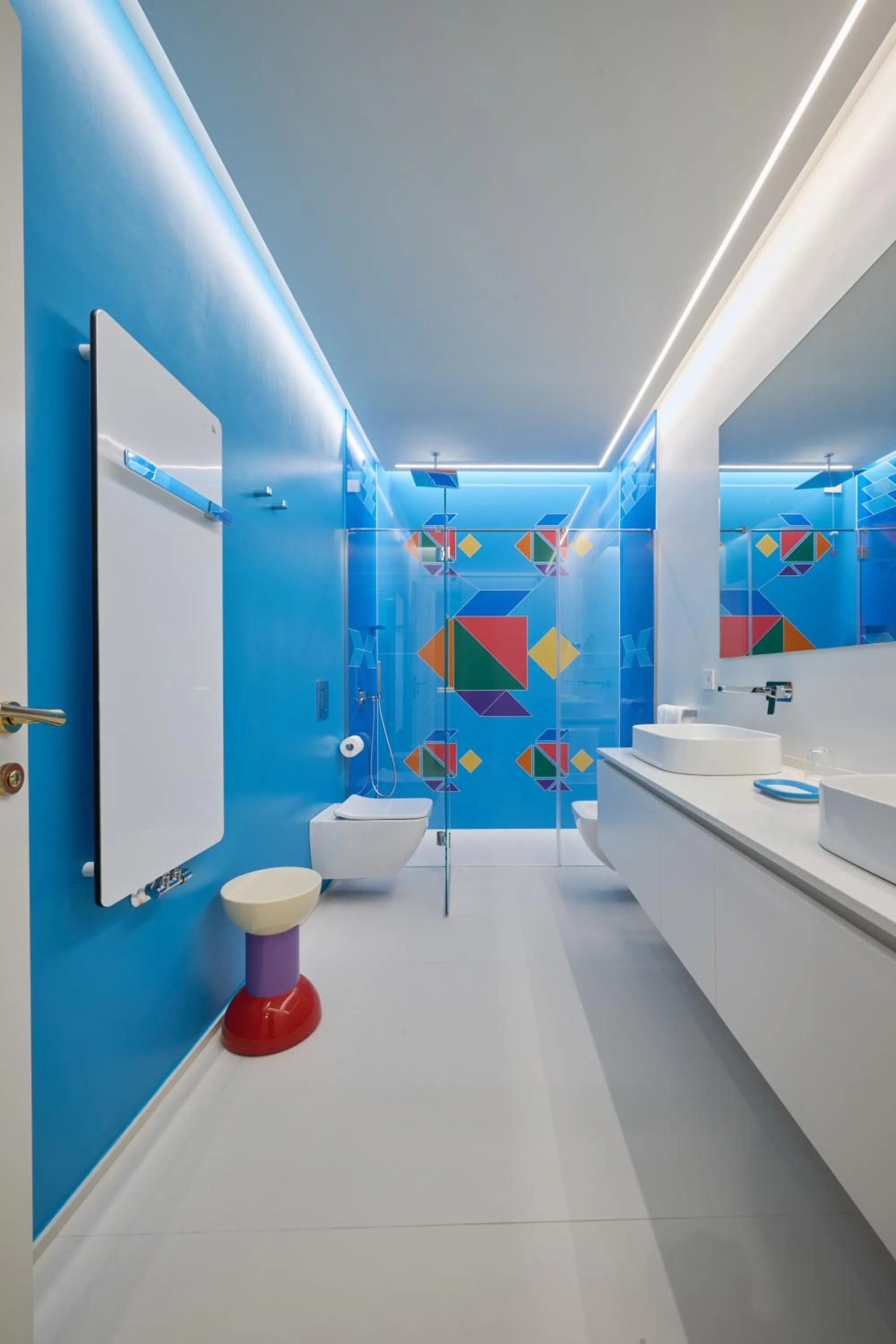 Bathroom in Byblos Art Hotel Villa Amistà