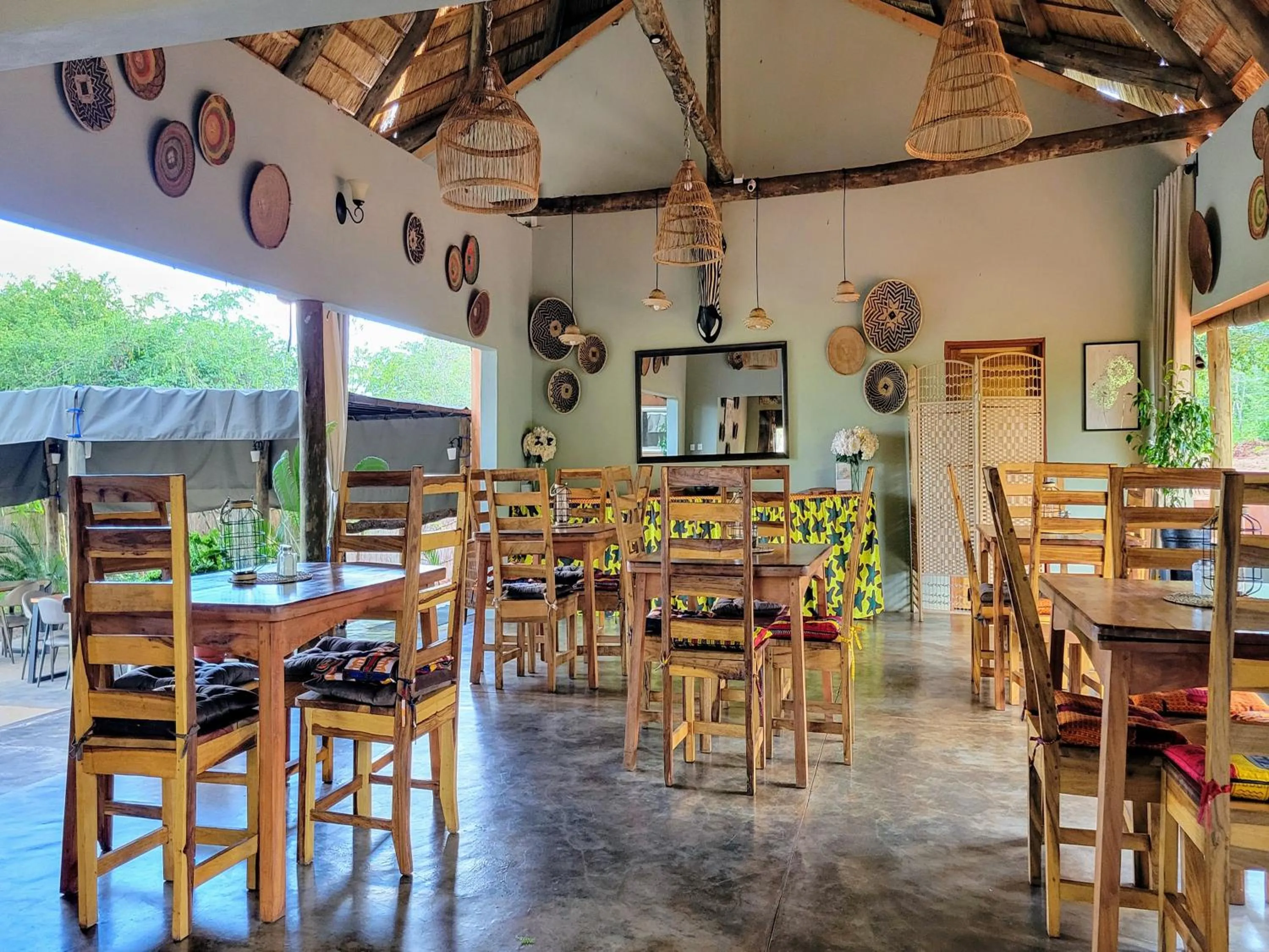 Restaurant/places to eat in The Nkhosi Livingstone Lodge and Spa