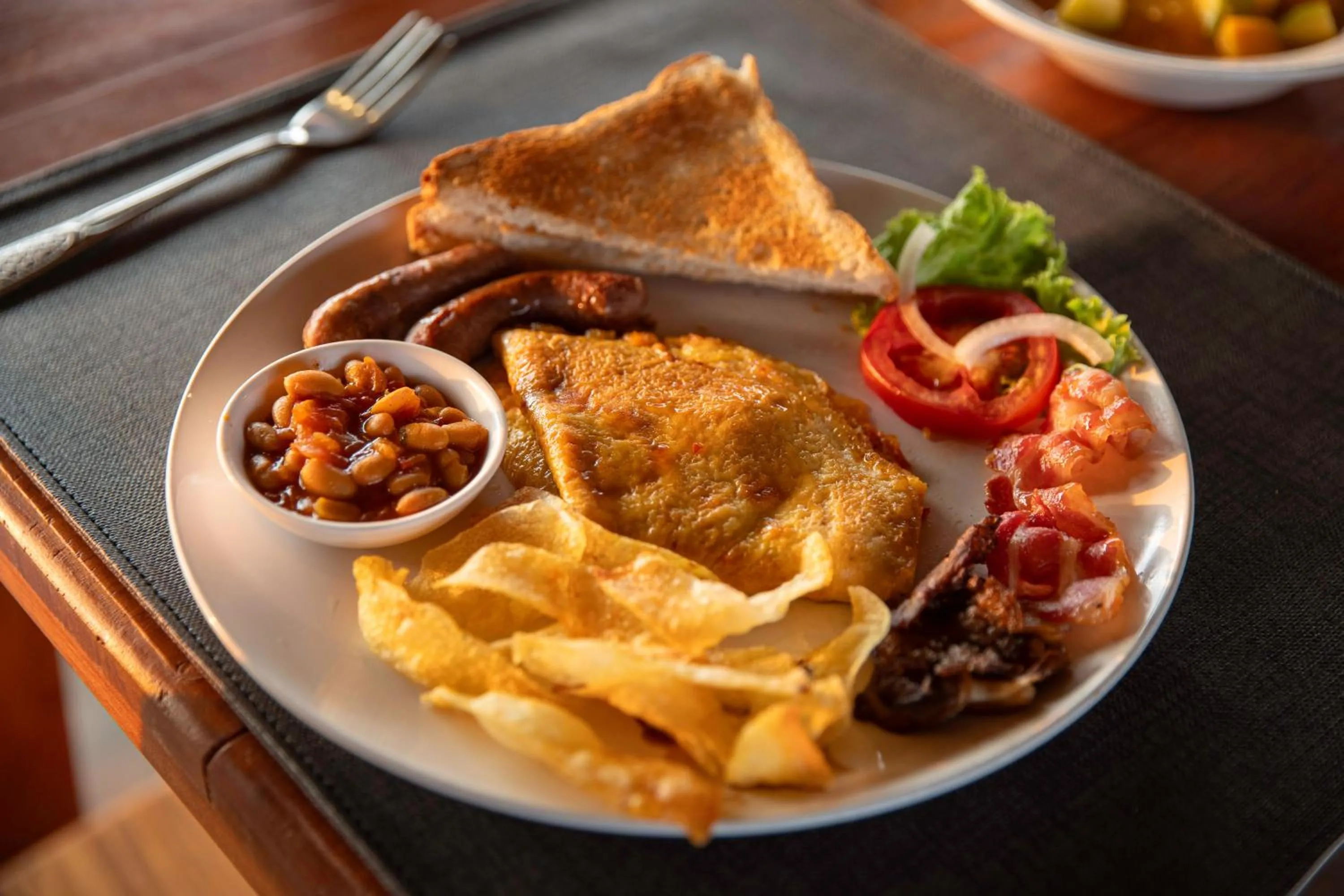 Breakfast in The Nkhosi Livingstone Lodge and Spa