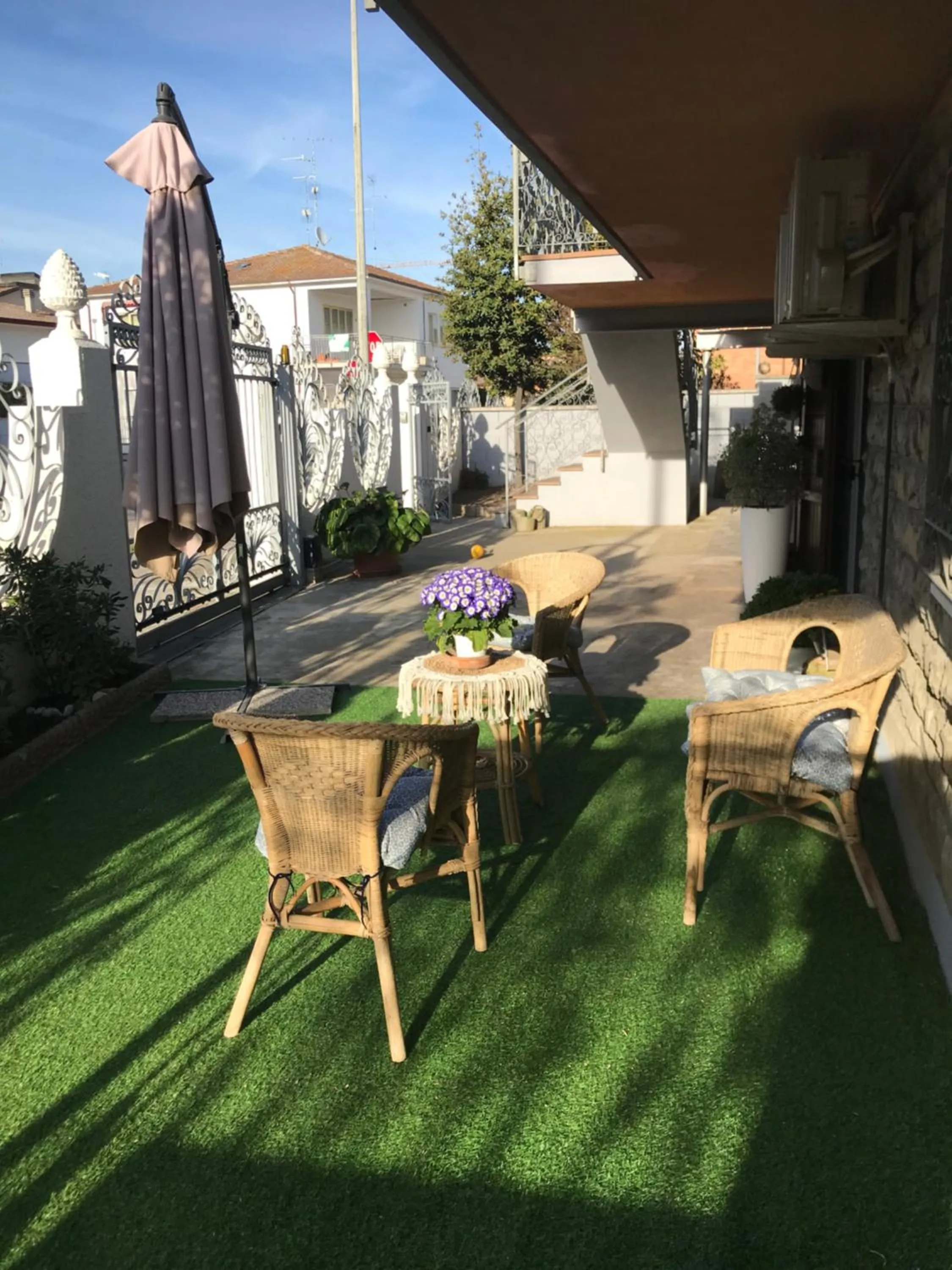 Seating area in B&B La Bohème Porto Garibaldi