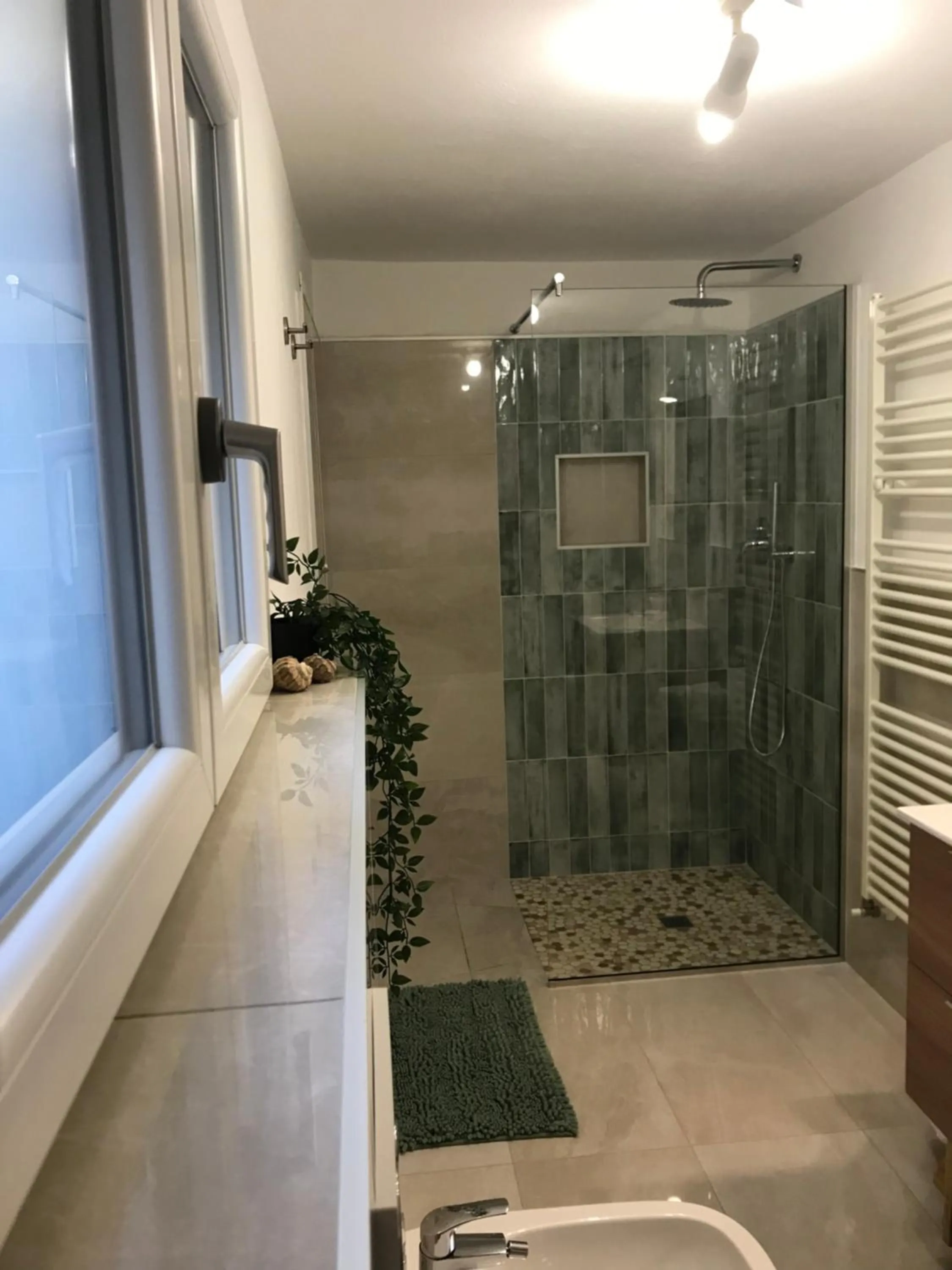 Shower in B&B La Bohème Porto Garibaldi