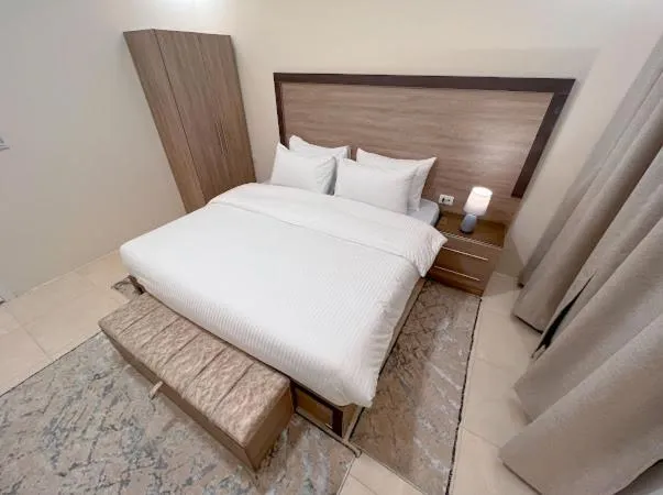 Bed in Beit Alshabaan Inn